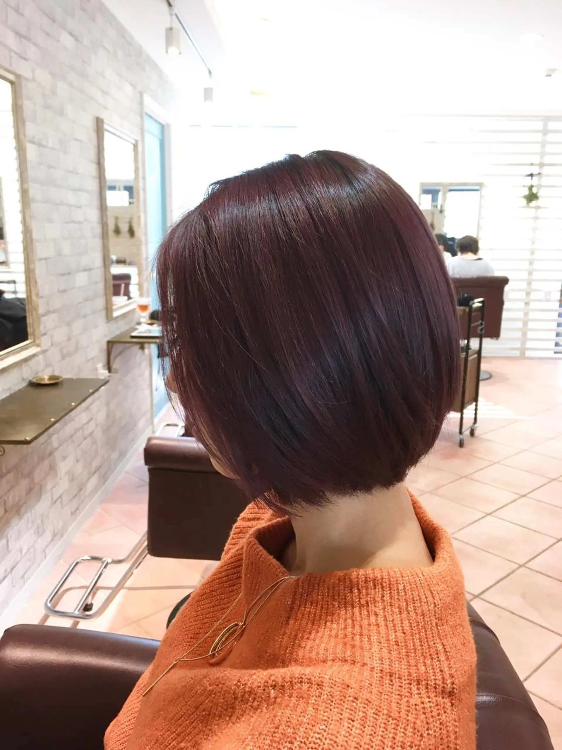 ショート アオガミ （前髪顔周りカット）のヘアスタイル