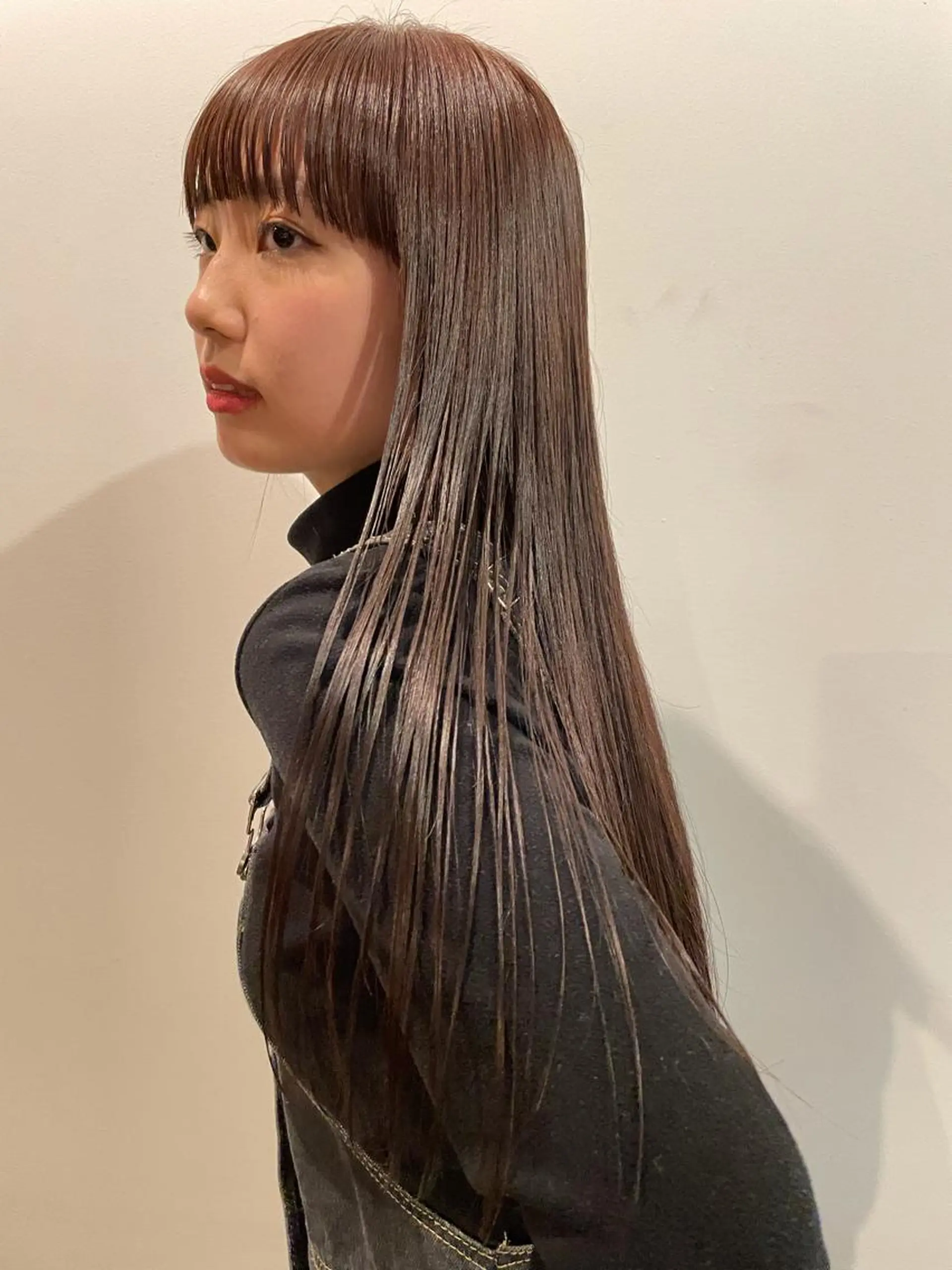 ロング カラー silo所属・silo MOKA 顔周りカット🦦のヘアスタイル