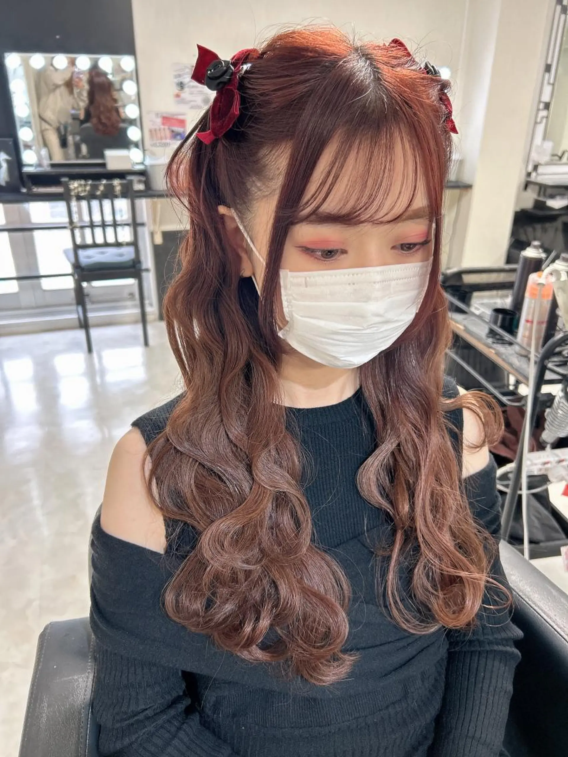 ロング ベルグロー所属・ベルグローヘアセット 🤍まりこのヘアスタイル