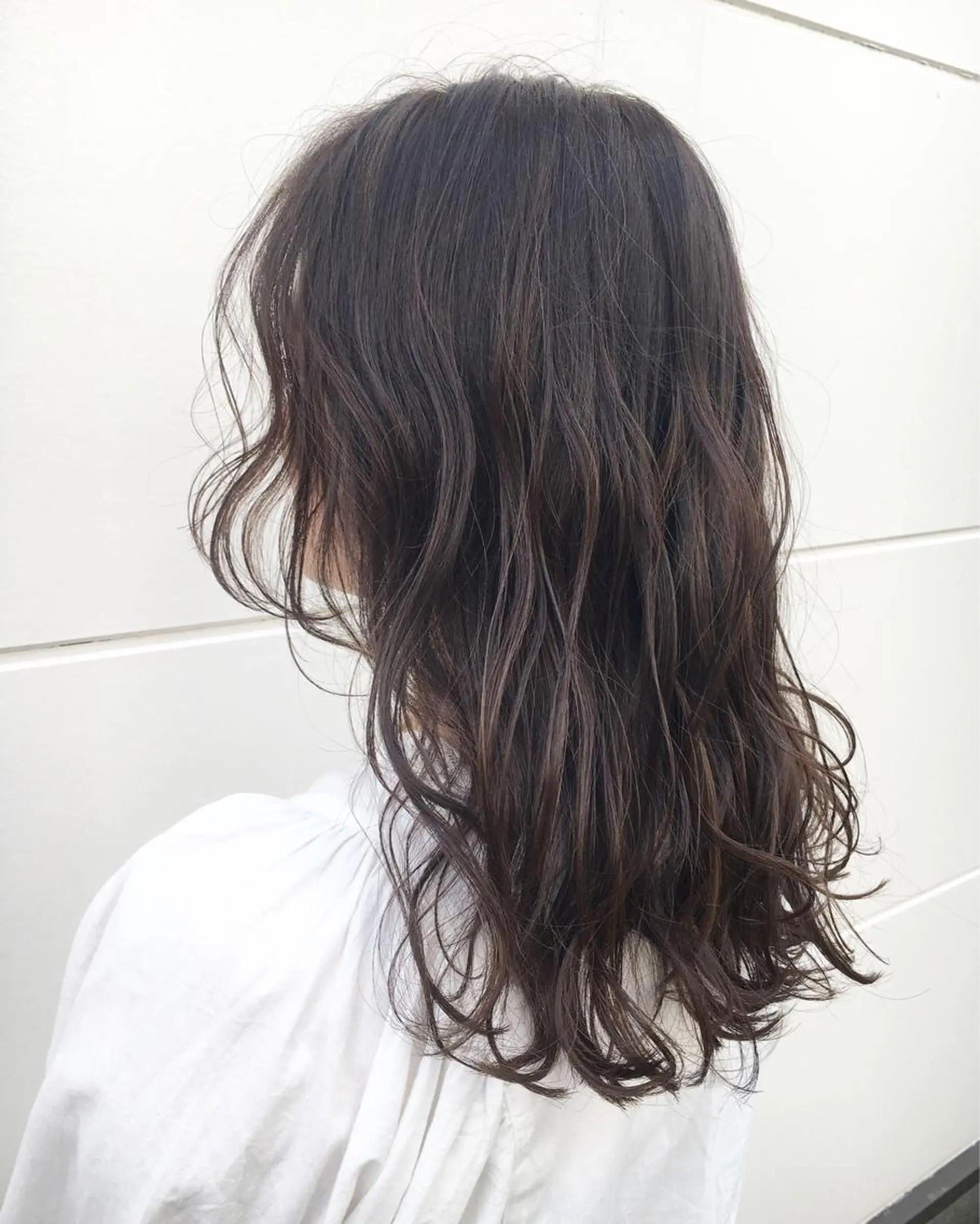 セミロング カラー ヘアアレンジ 榎園 由美のヘアスタイル