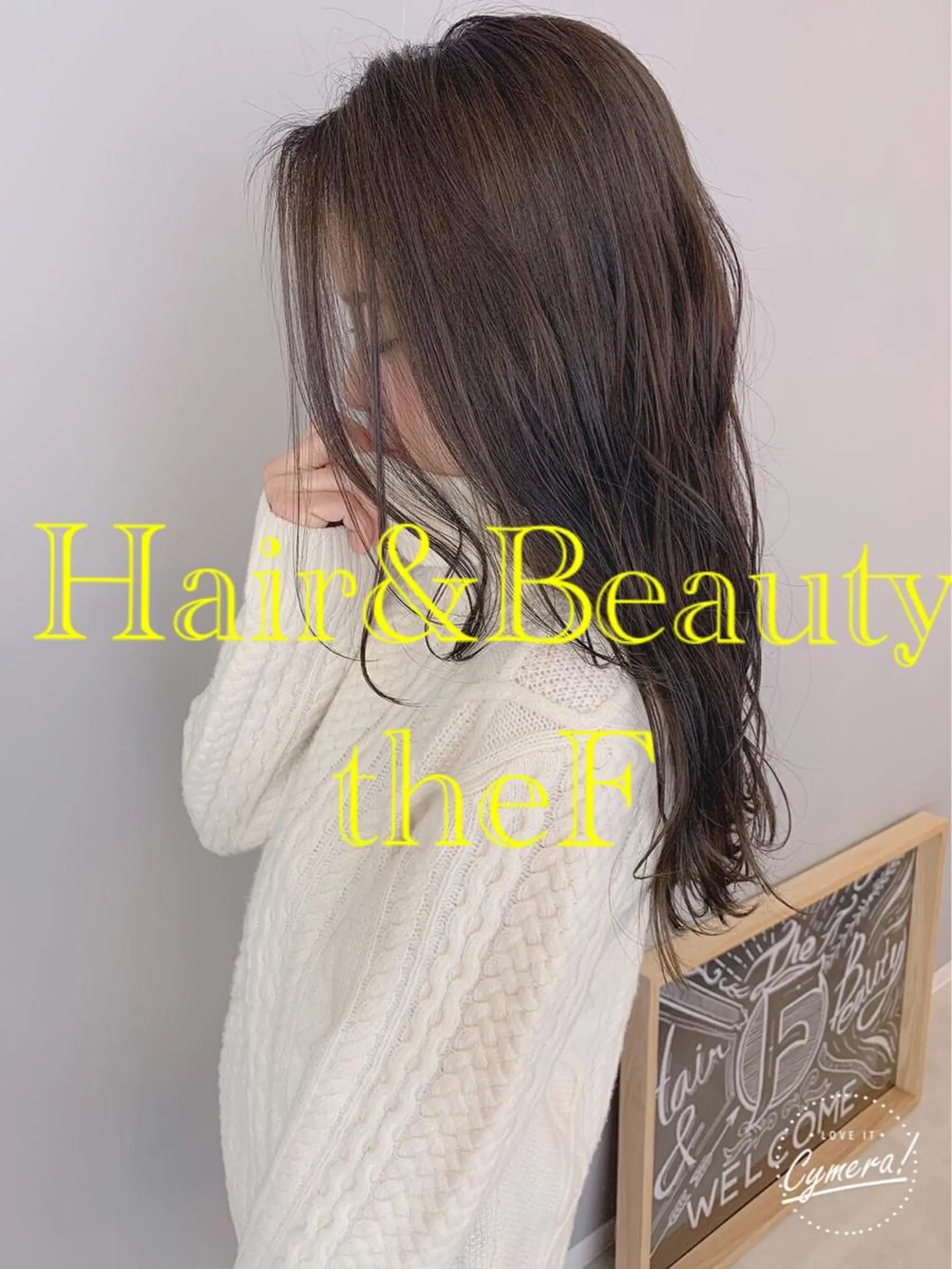 カラー ブラウンカラー 透明感カラー ココアブラウン ヘアカラー トリートメント theF___ yukoのヘアスタイル