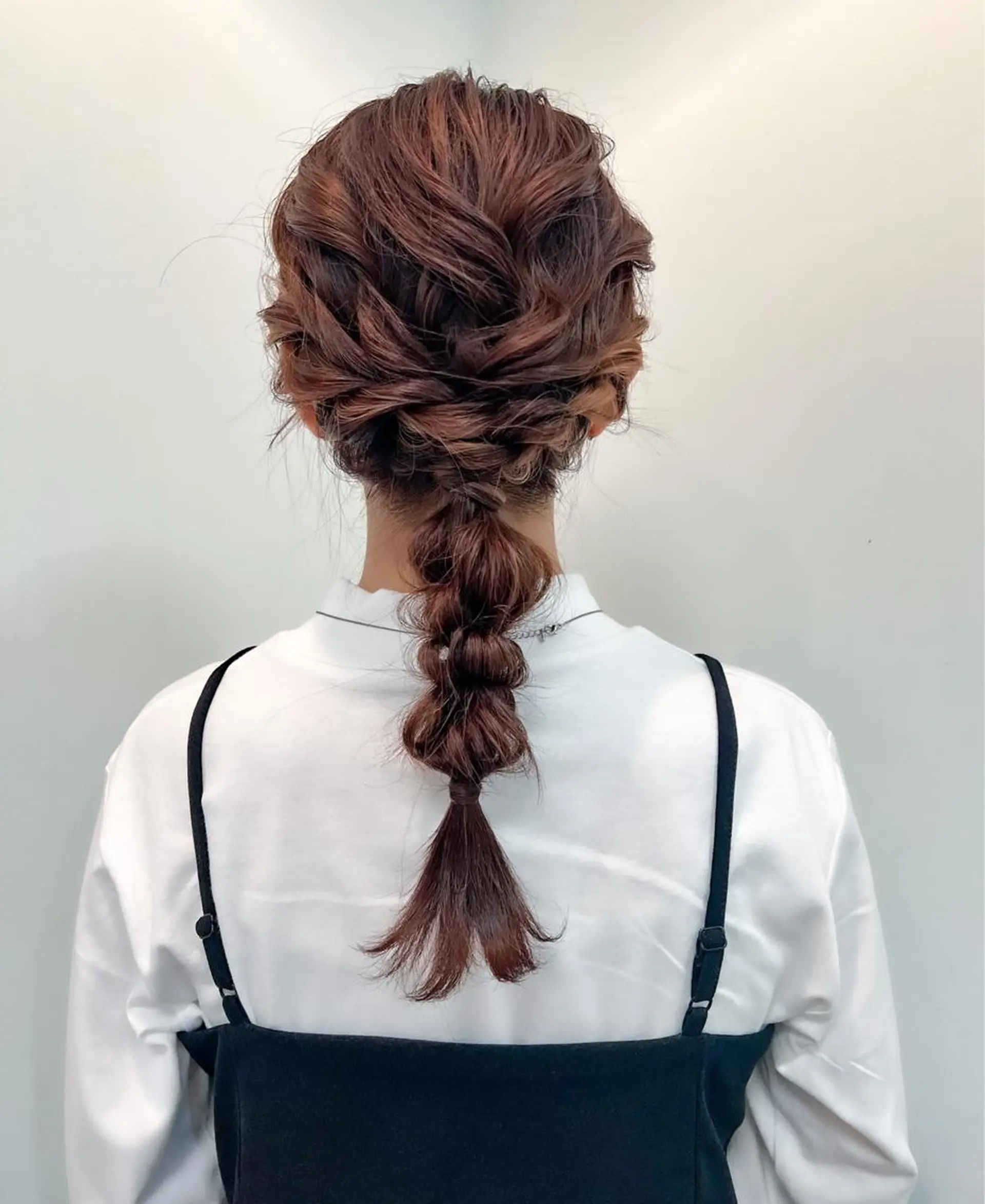 セミロング ヘアアレンジ 🎀野崎 美玖𝜗𝜚˚⋆のヘアスタイル