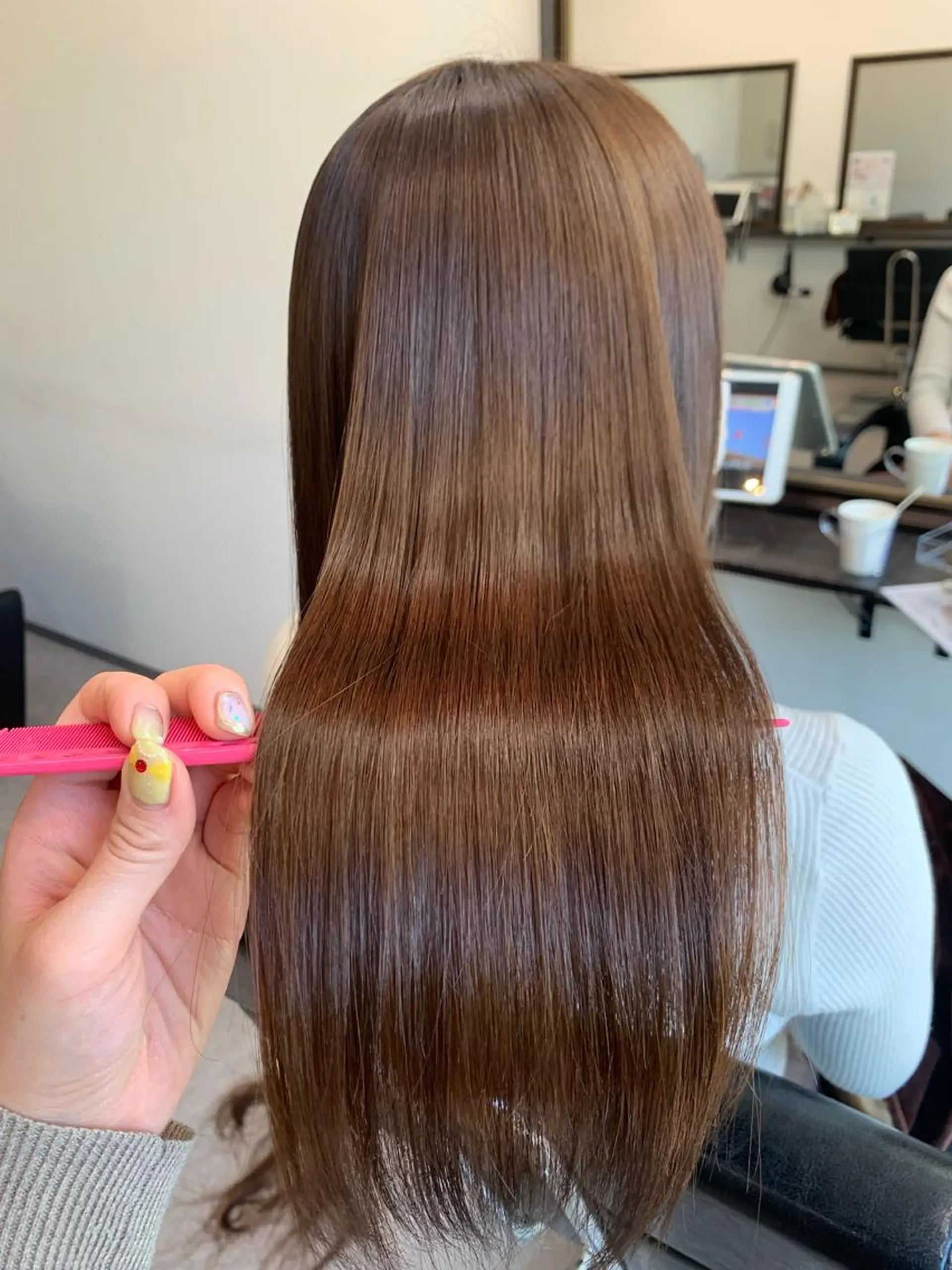 カラー 髪質改善 ヘアカラー トリートメント 酸熱トリートメント/ 髪質改善🌟玉井香奈のヘアスタイル