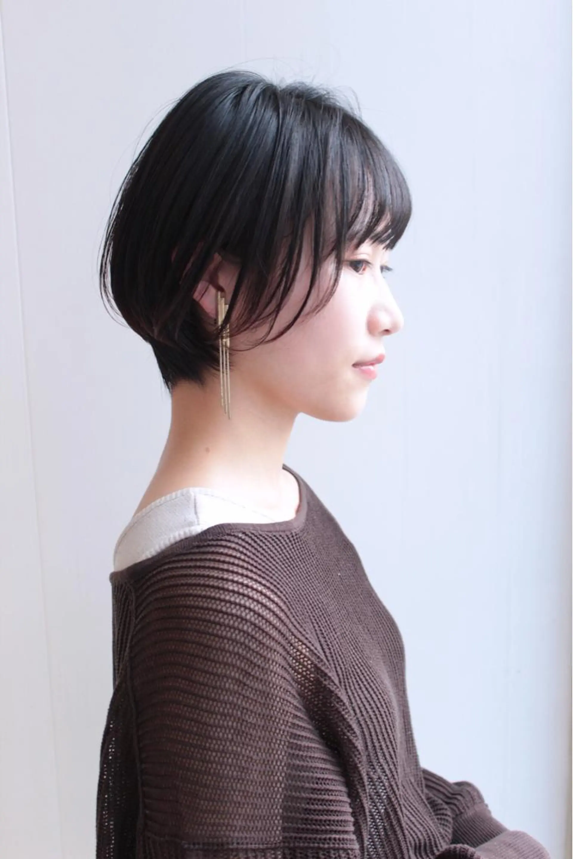 ショート カラー 白髪ぼかしモデル募集 今村理央奈のヘアスタイル