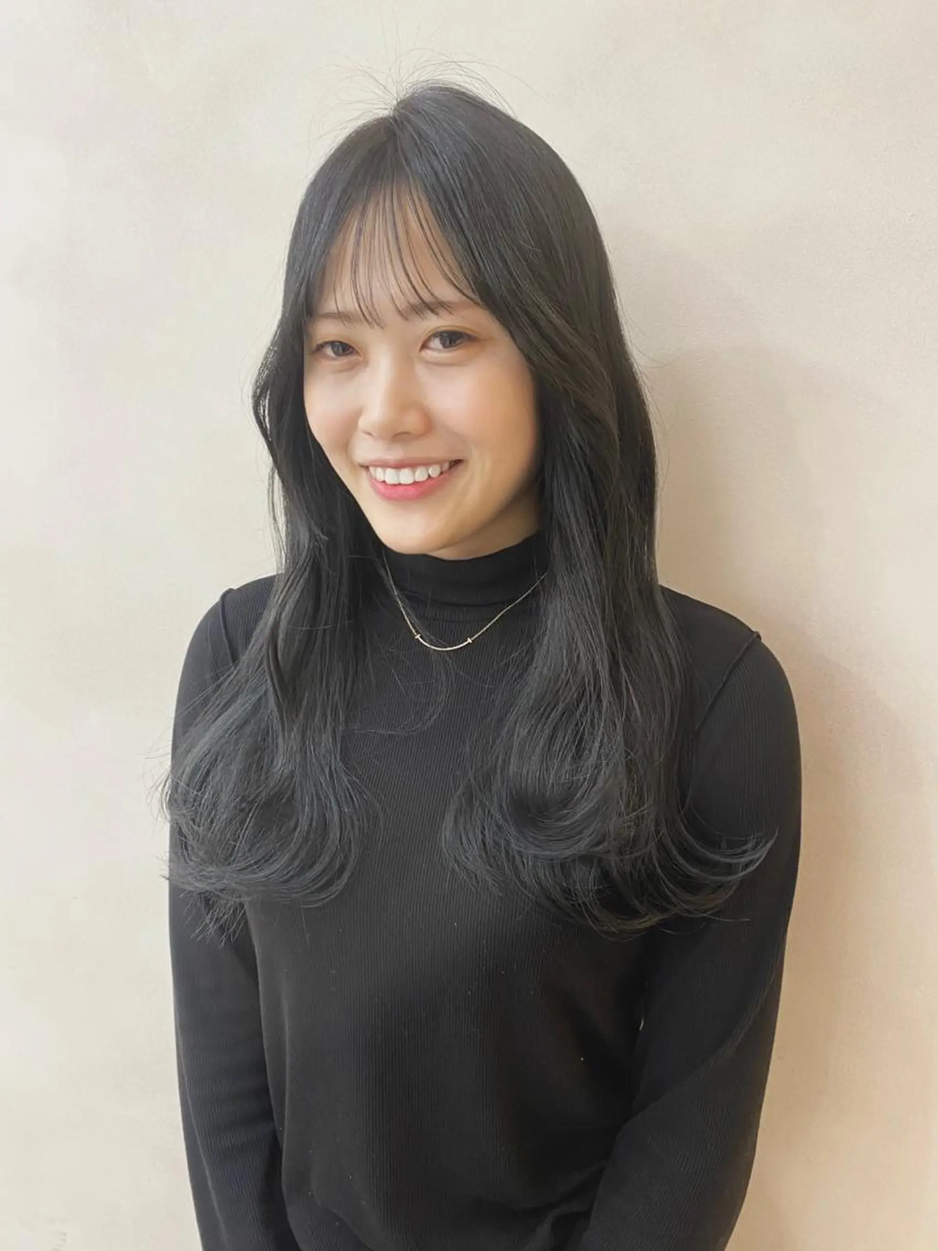 ロング 新宿/韓国メンズ RIKUパーマのヘアスタイル