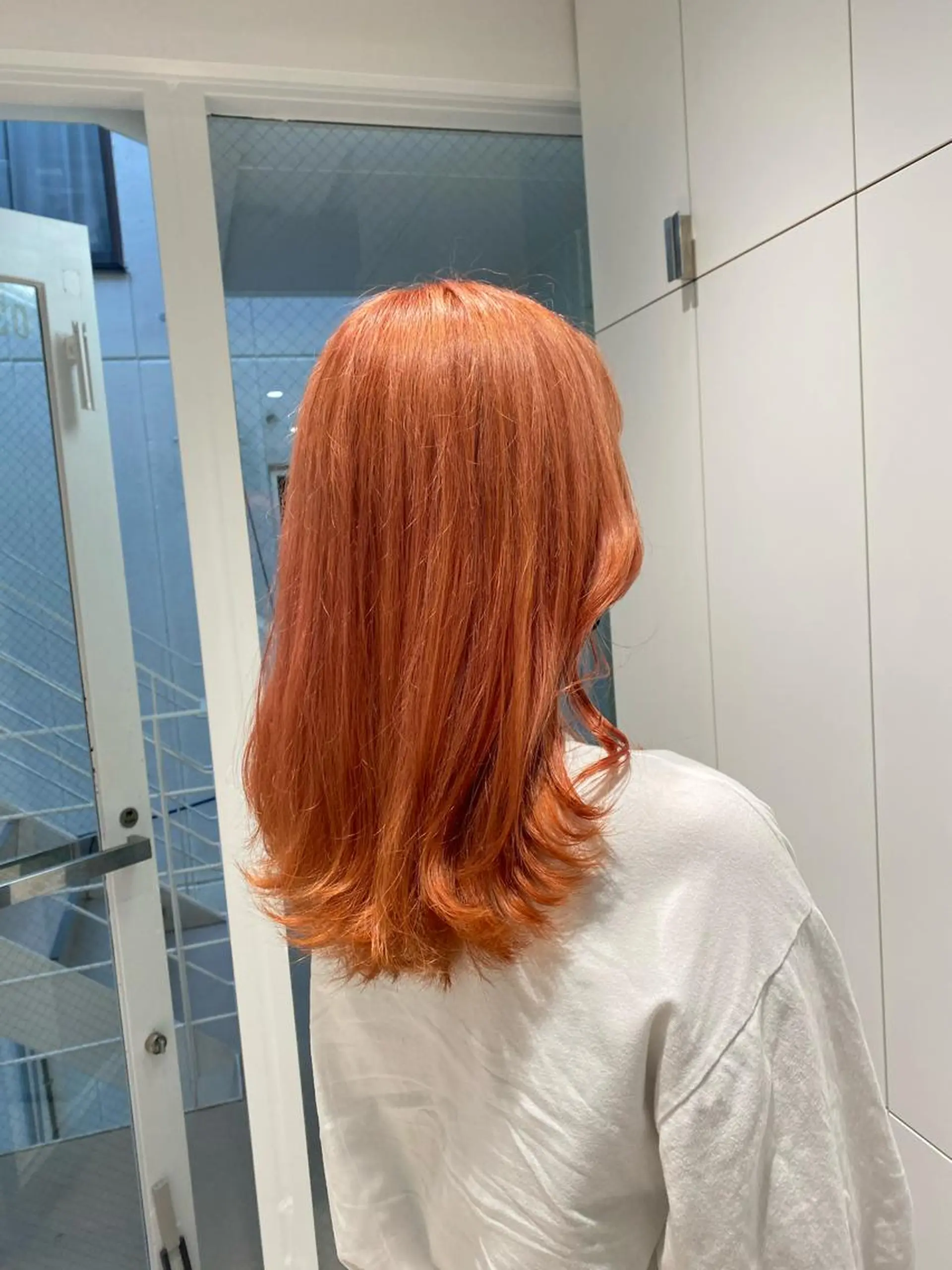 セミロング カラー ナチュラル/韓国💎 haruka 💎のヘアスタイル