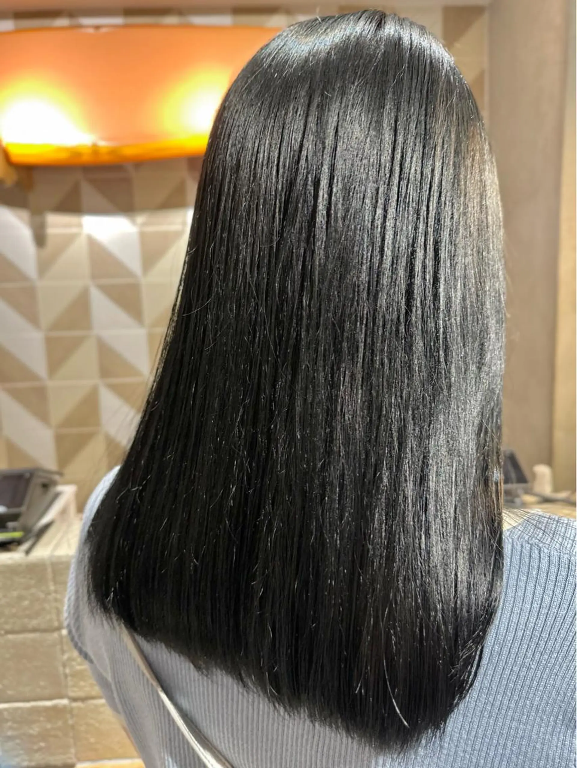 セミロング カラー メンズ メンズブリーチ ブリーチ 髪質改善 縮毛矯正 トリートメント 艶髪カラー/透明感 美髪/白髪/ﾑﾅｶﾀのヘアスタイル