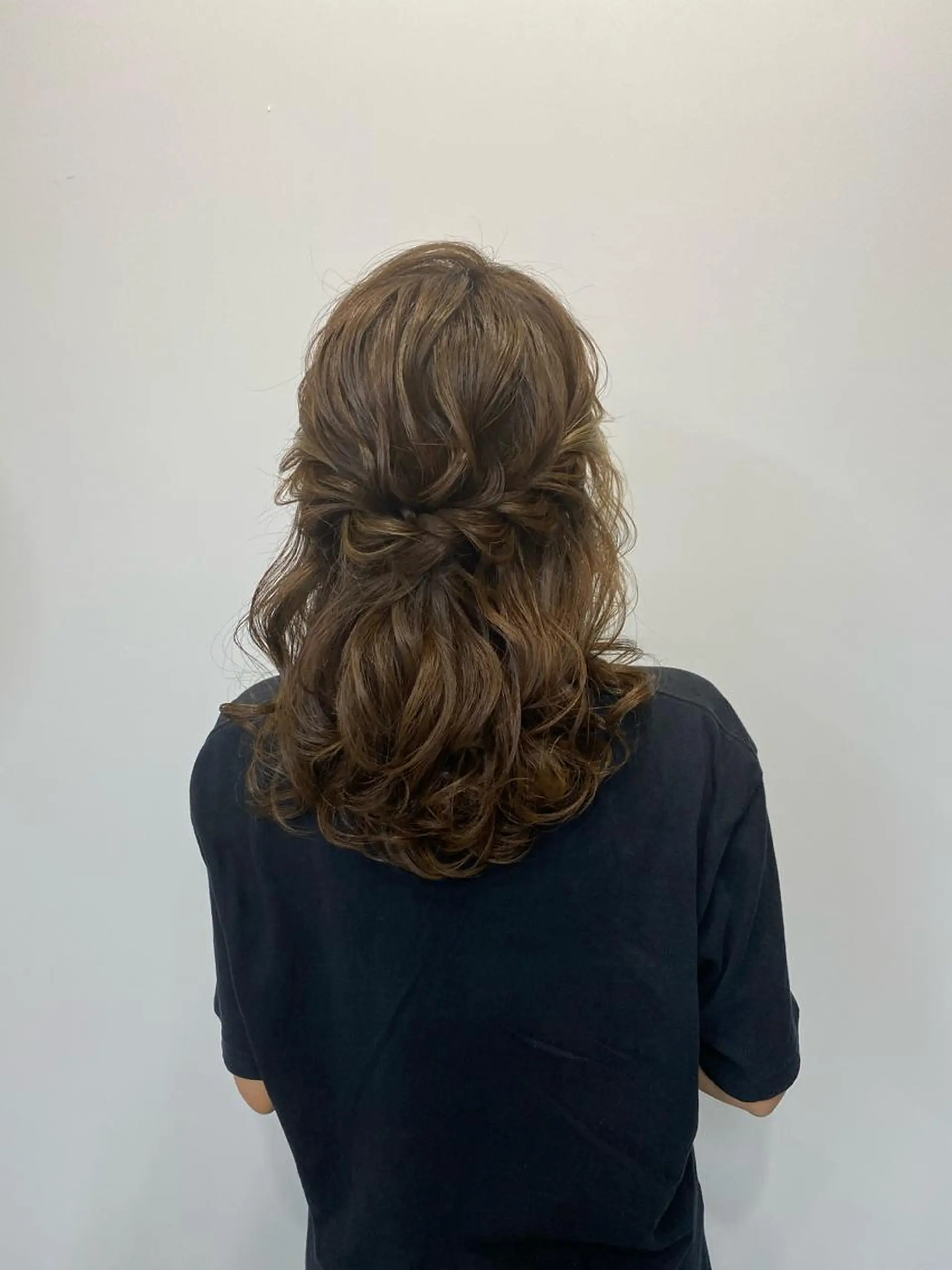 ロング ヘアアレンジ 透明感ワンカラー梅田 ダブルカラー/川上のヘアスタイル