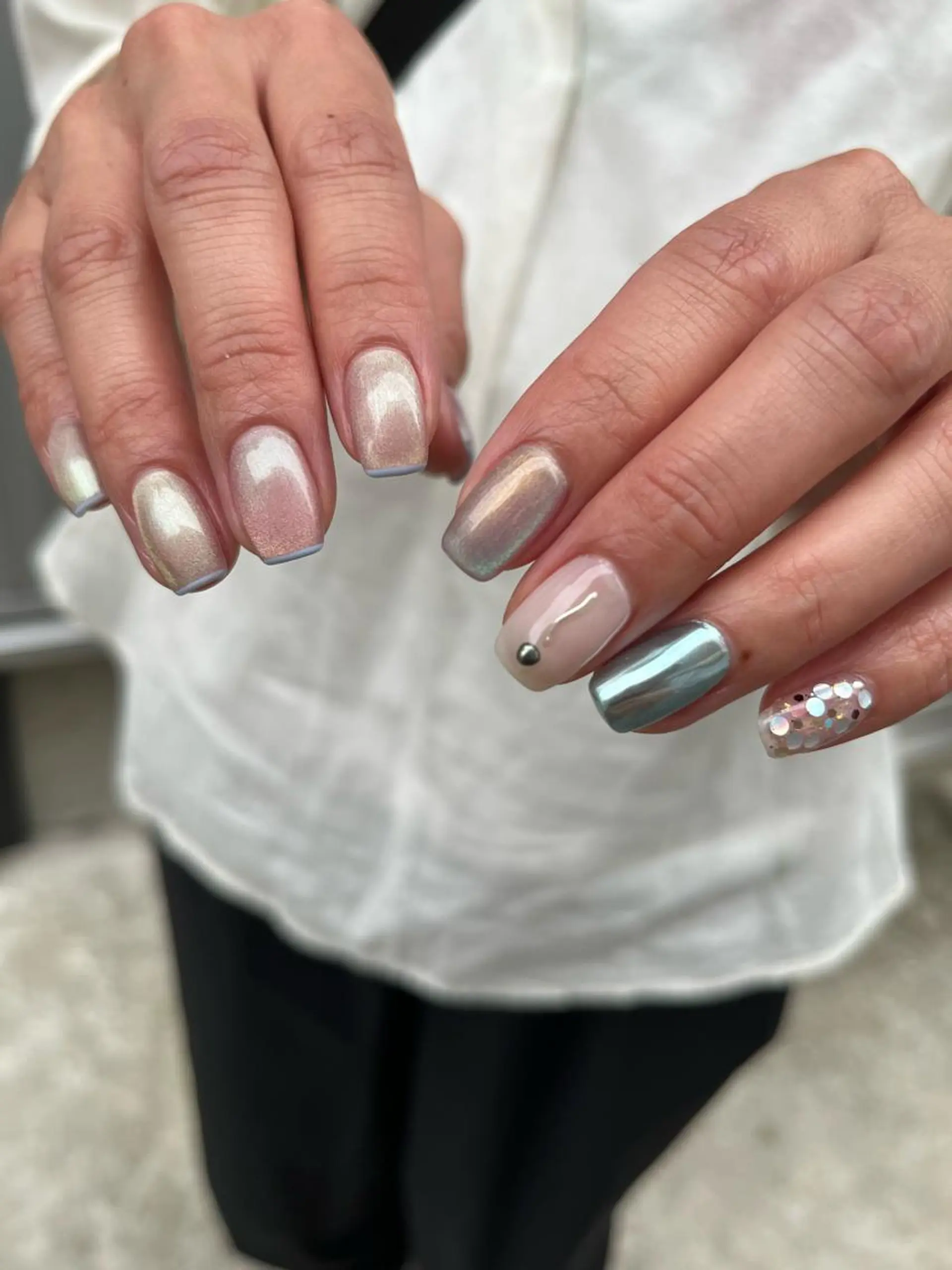 ネイル マグネットネイル 🌼大西洋子 laughl🌼のネイルデザイン