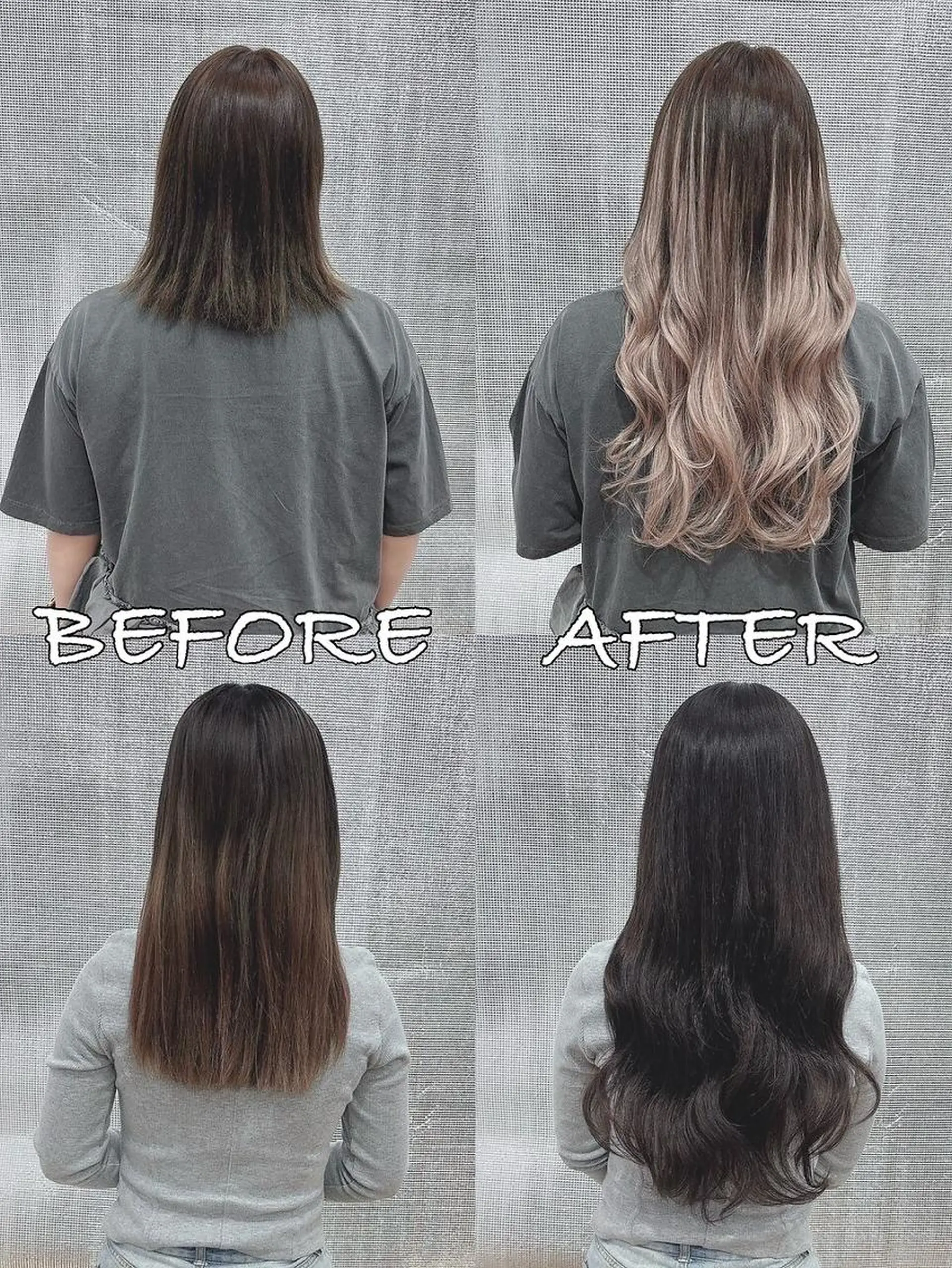 ロング カラー ヘアアレンジ シールエクステ バレイヤージュ ブリーチ ケアブリーチ ダブルカラー LIP 大阪本店 エクステ 堀谷和孝のヘアスタイル