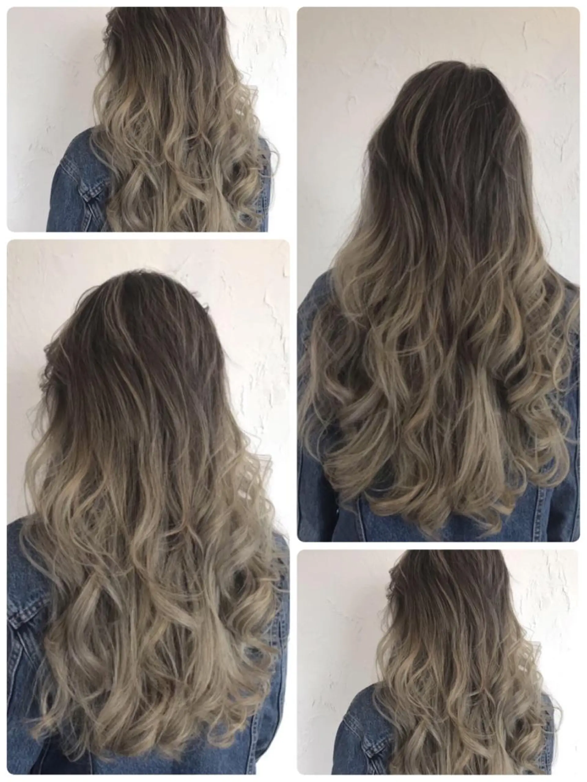 ロング カラー パーマ ヘアアレンジ メンズ メンズハイライト アッシュ アッシュグレー ハイライトカラー ハイライト 美容室 ソンリエのヘアスタイル