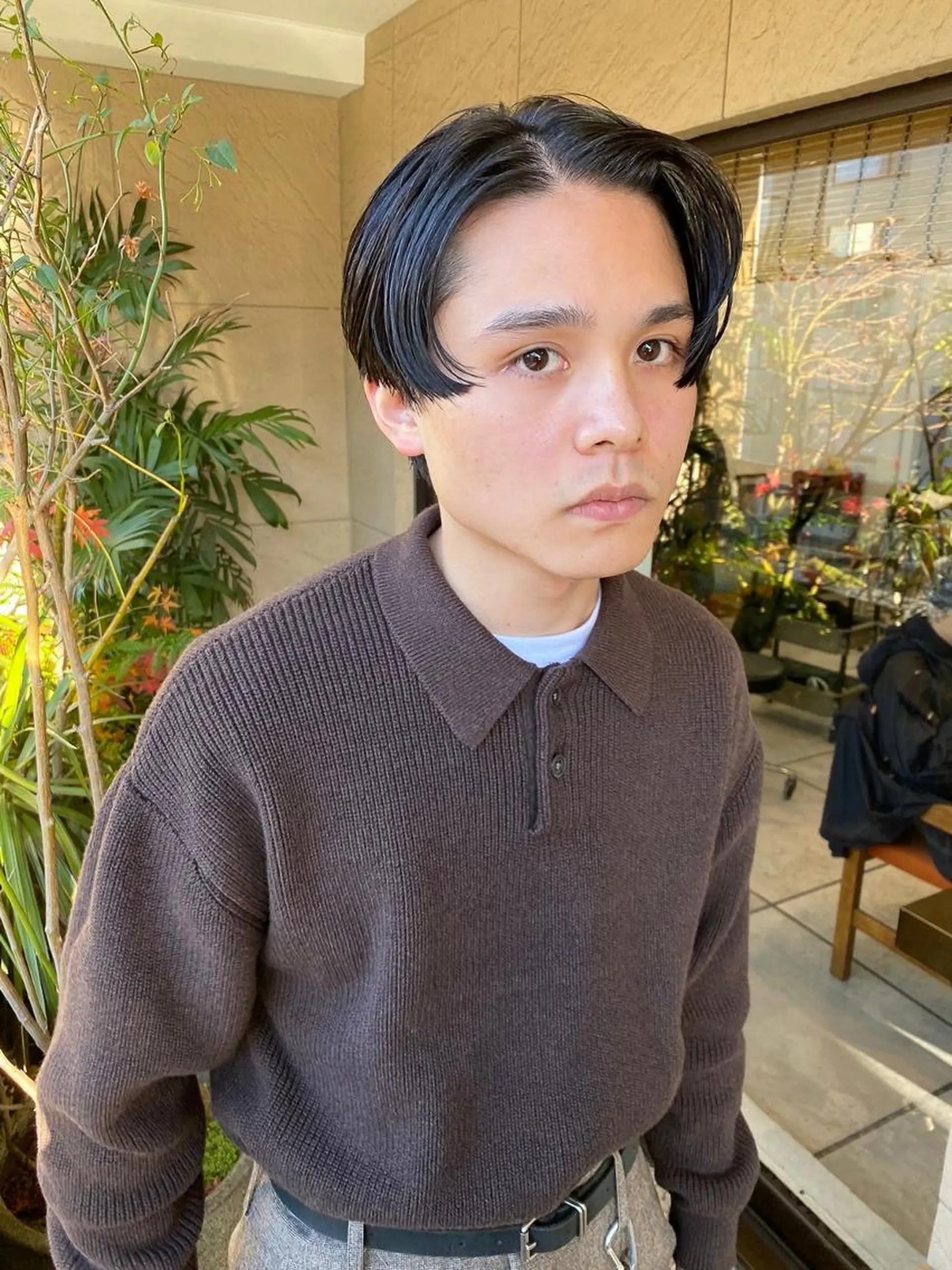 ミディアム カラー パーマ ショートボブ ミディアムパーマ アディクシーカラー ブリーチ ケアブリーチ カット ヘアカラー トリートメント CEINE OURのヘアスタイル