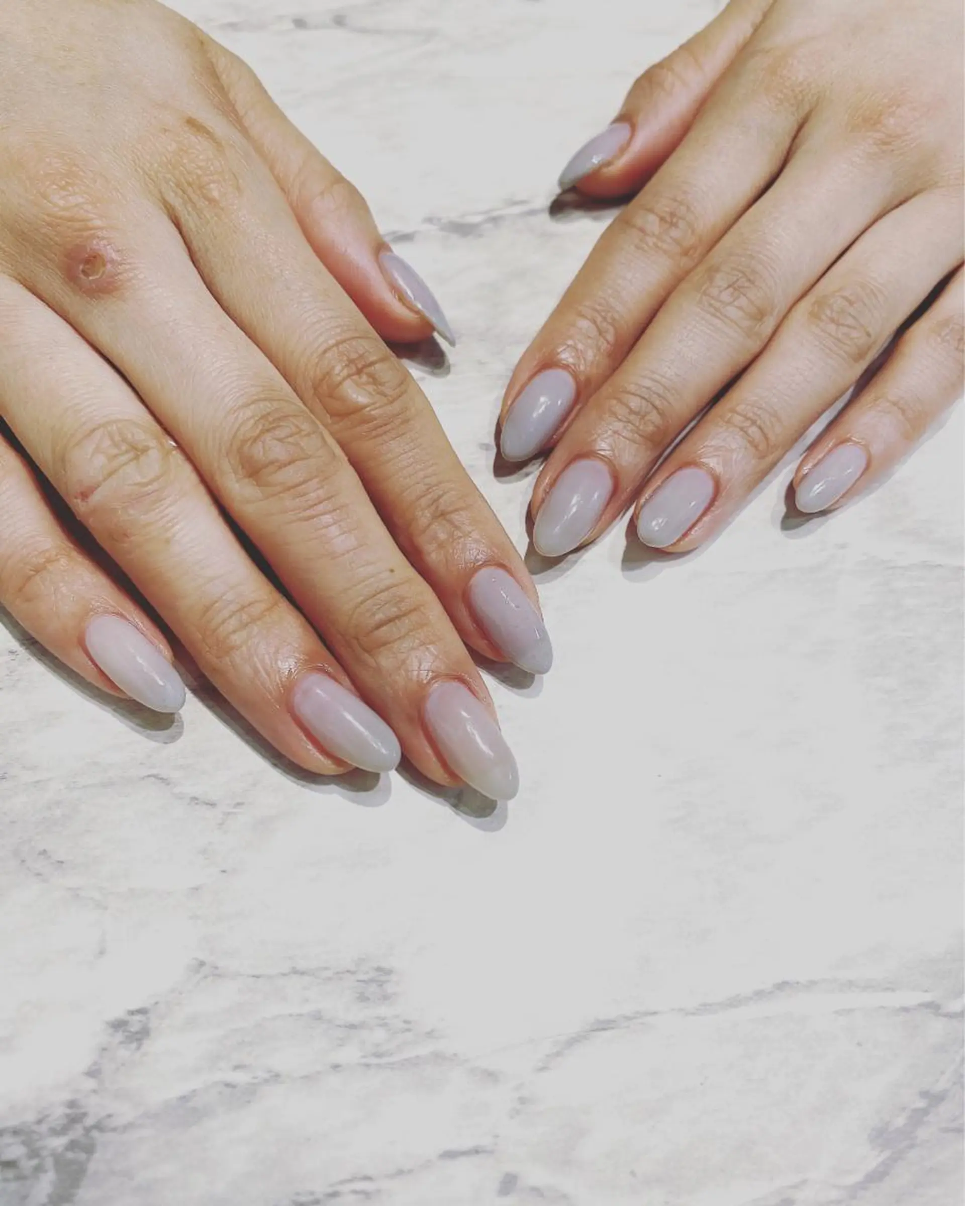 ネイル シンプルネイル ハンドネイル フットネイル ハンドケア nail salon  AlgeTy所属・✴︎:.｡. MAKI.｡.:✴︎のネイルデザイン