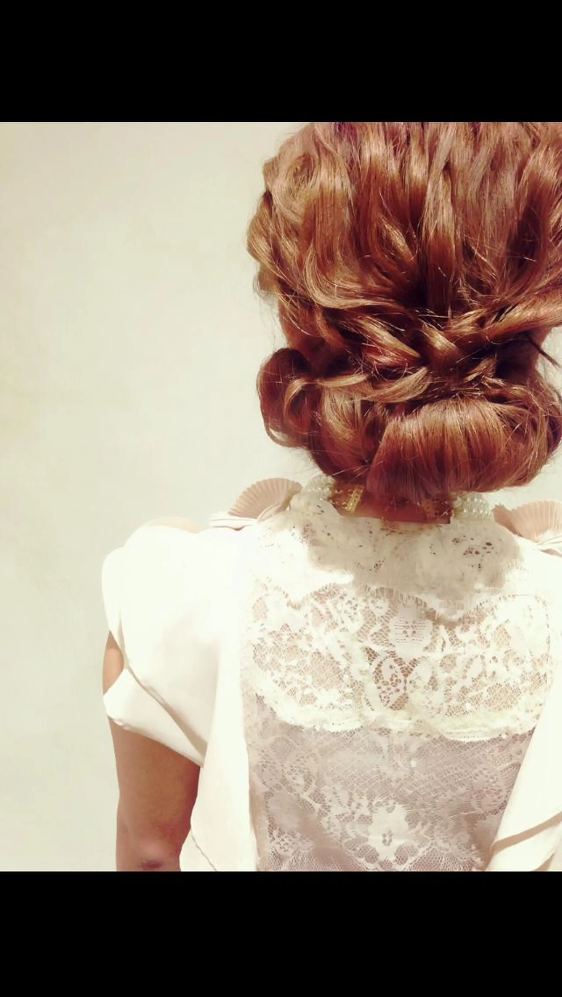 ミディアム セミロング ロング カラー ヘアアレンジ 結婚式・ブライダル la fith所属・rico_by ヘアとアイブロウのヘアスタイル