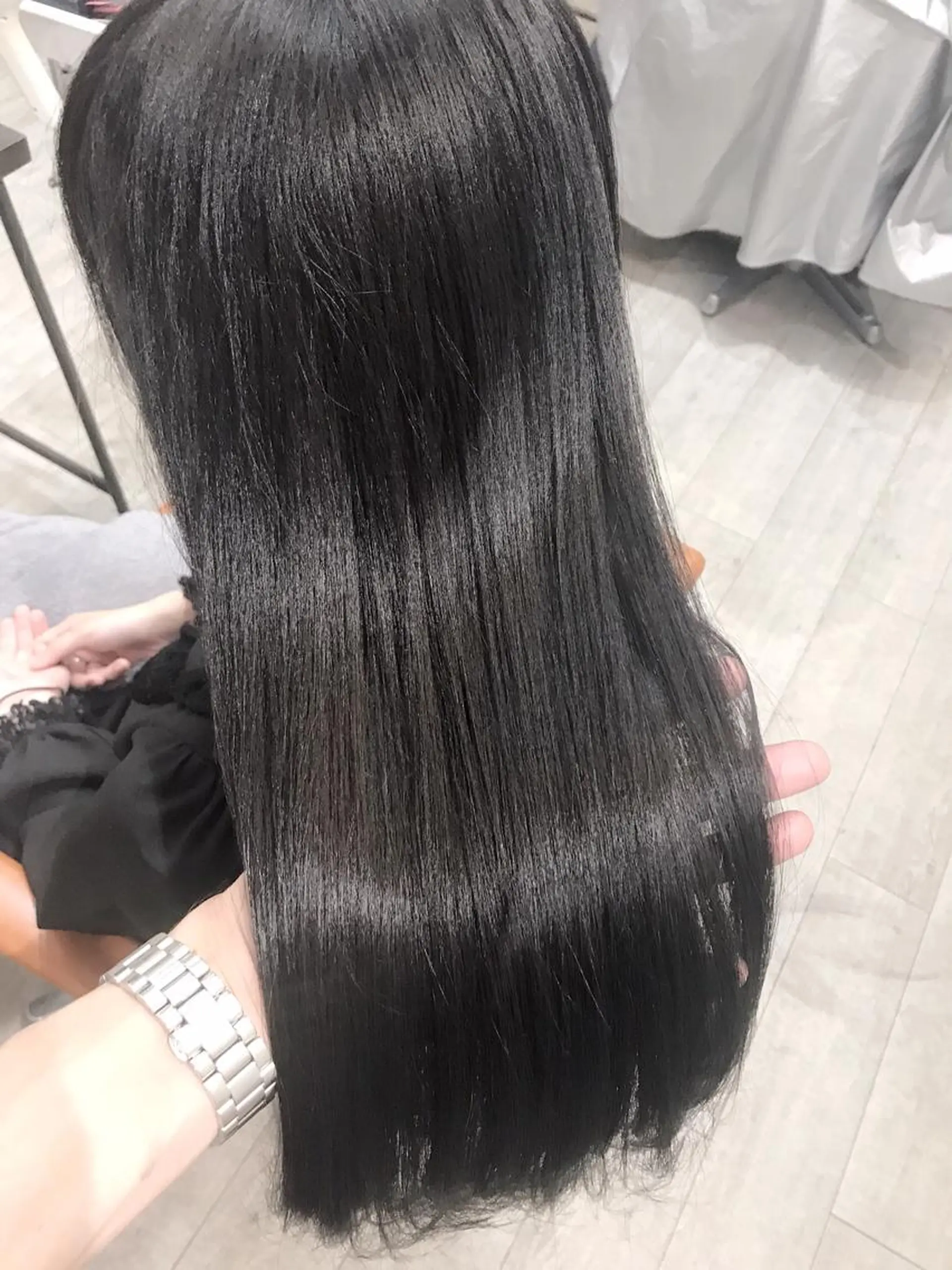 カラー ブリーチ ブルーカラー ブルージュ ブリーチなしカラー ヘアカラー トリートメント ヘッドスパ グレージュ/髪質改善 Yamato.hのヘアスタイル
