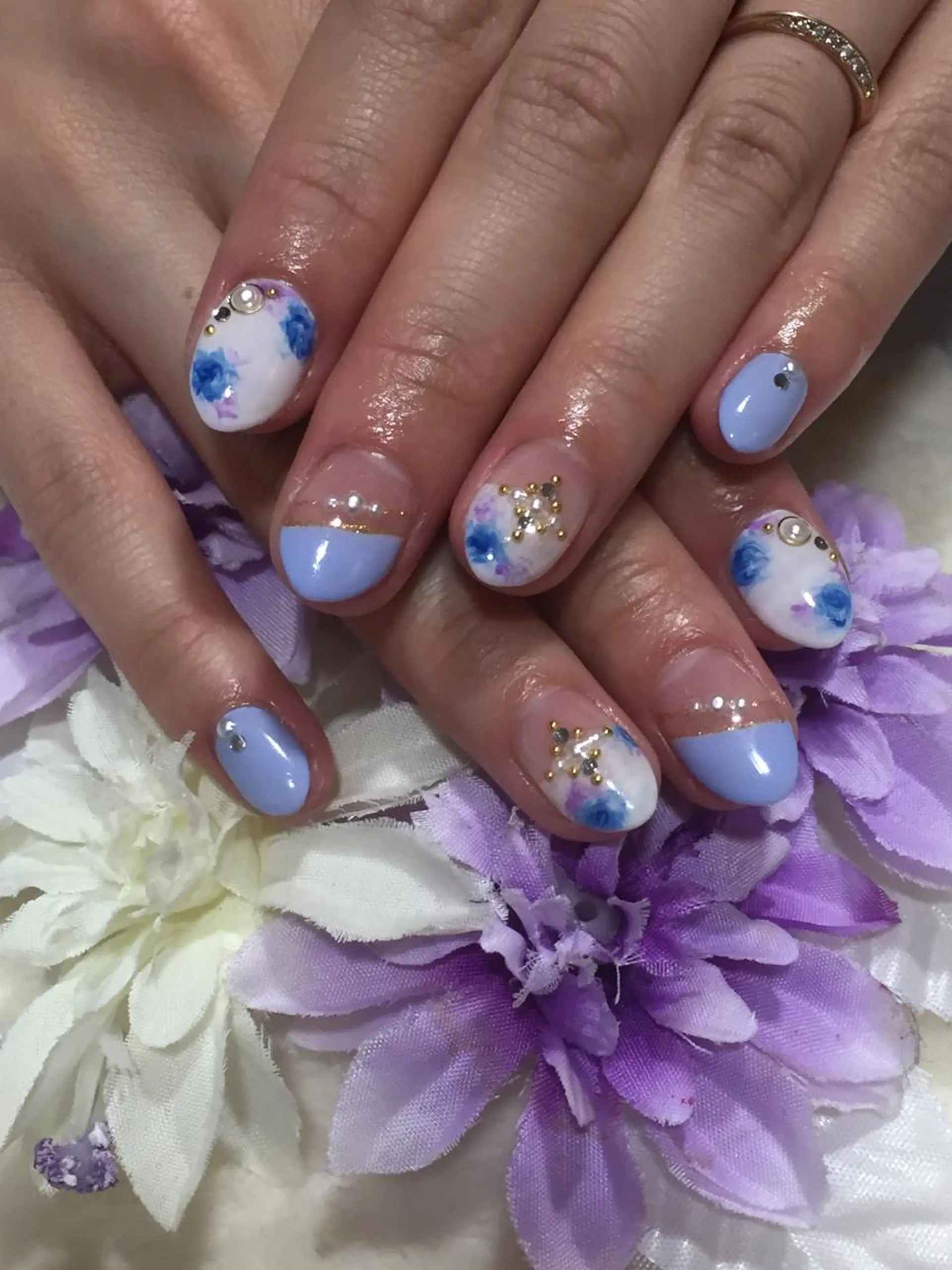 ネイル Sympa 𝓜iwako🐰ᩚのネイルデザイン