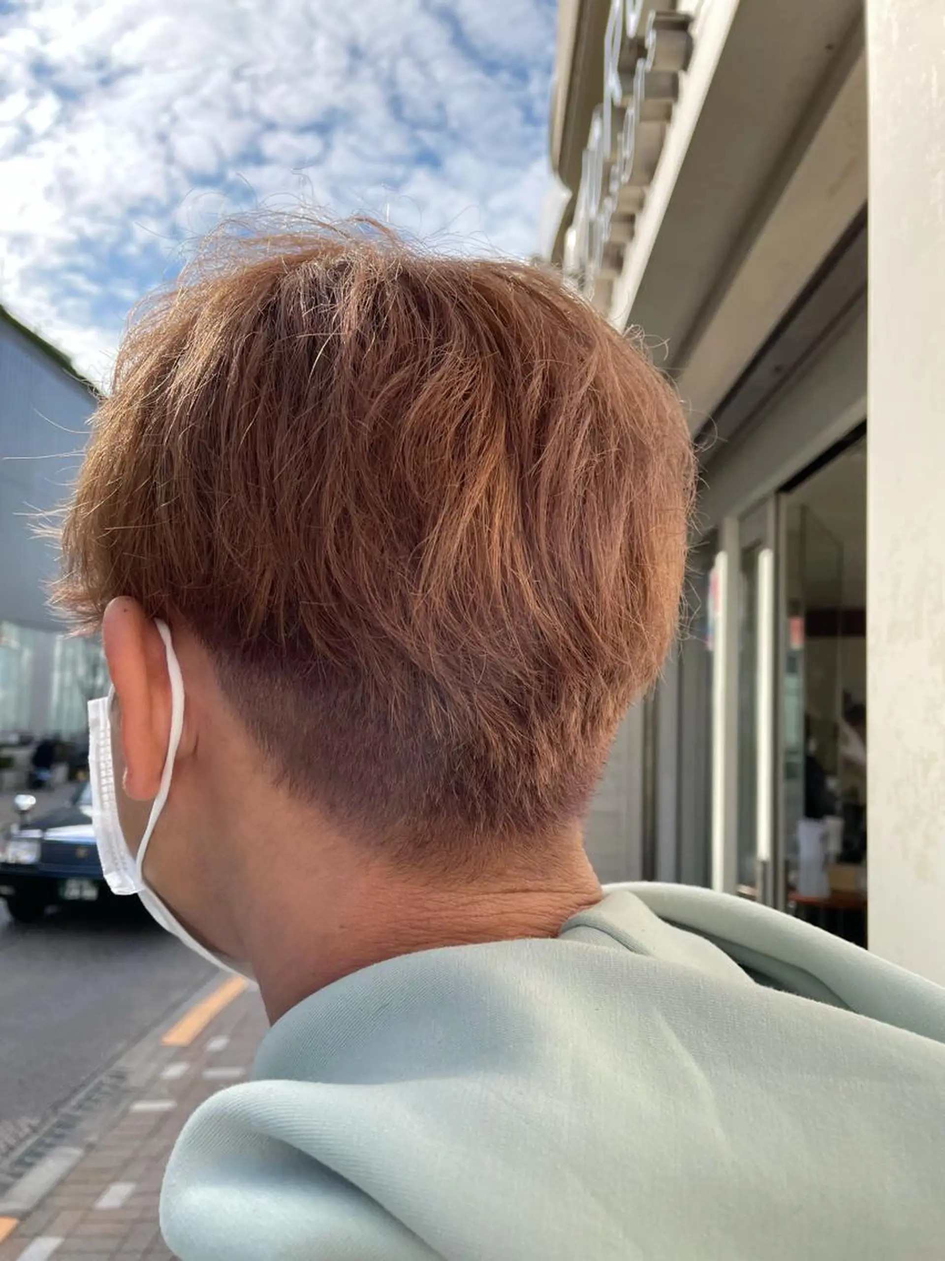 ショート カラー パーマ ヘアアレンジ メンズ SHUN メンズパーマのヘアスタイル