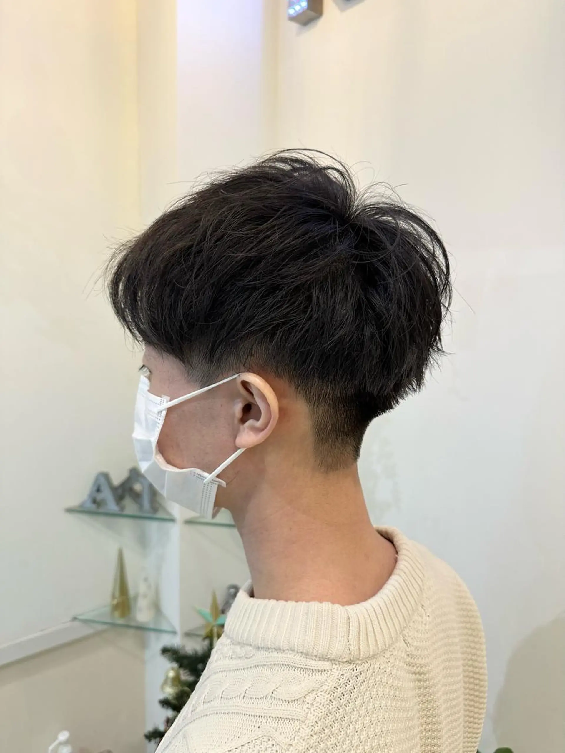 ショート パーマ メンズ メンズパーマ 透けるbrown カラー🎗♡yukaのヘアスタイル