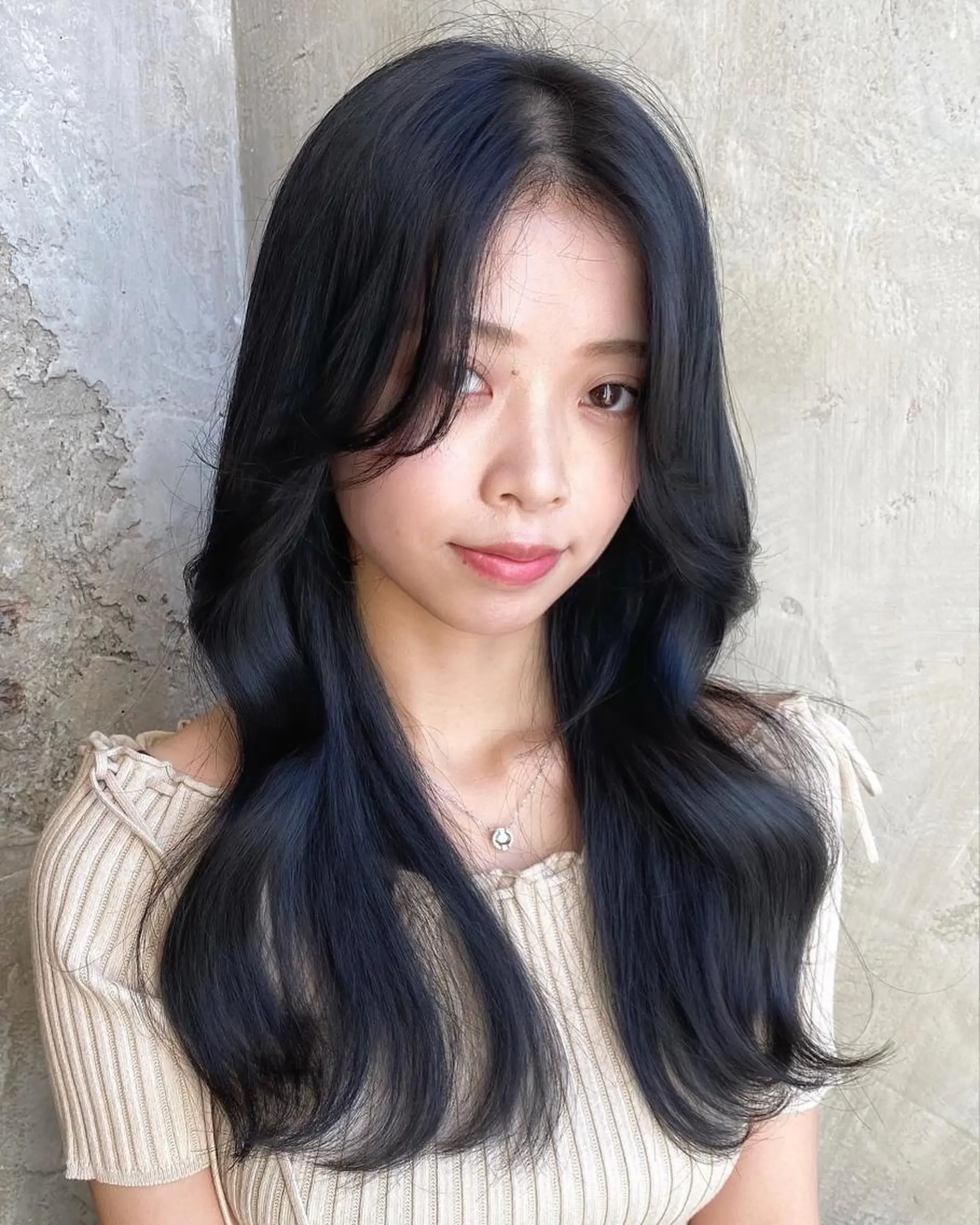 ロング カラー On所属・顔まわりカット🌟 くびれヘア/寺門遥輝のヘアスタイル