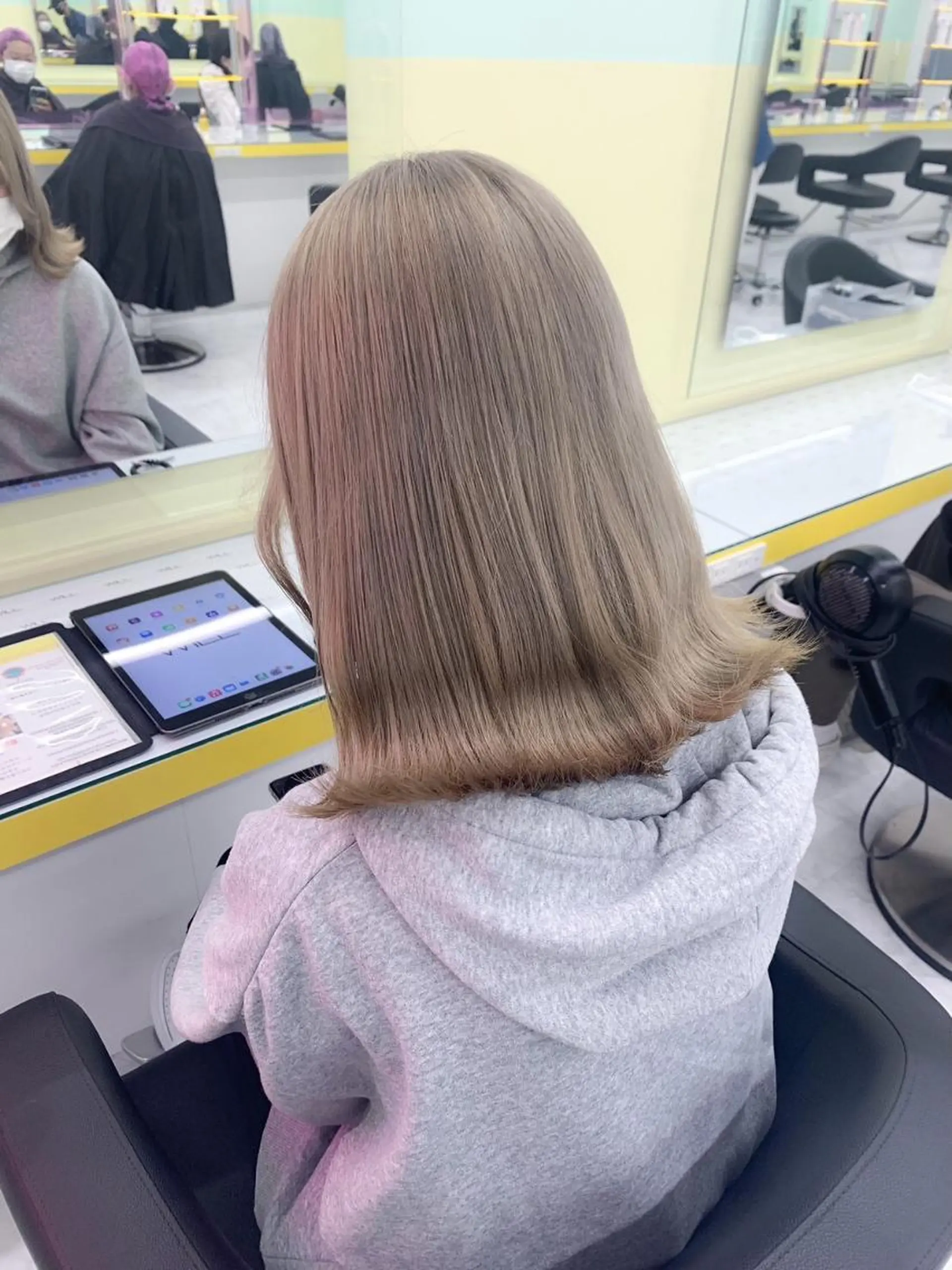 カラー カット ヘアカラー 韓国トレンドヘア🤍 Chima🤍のヘアスタイル