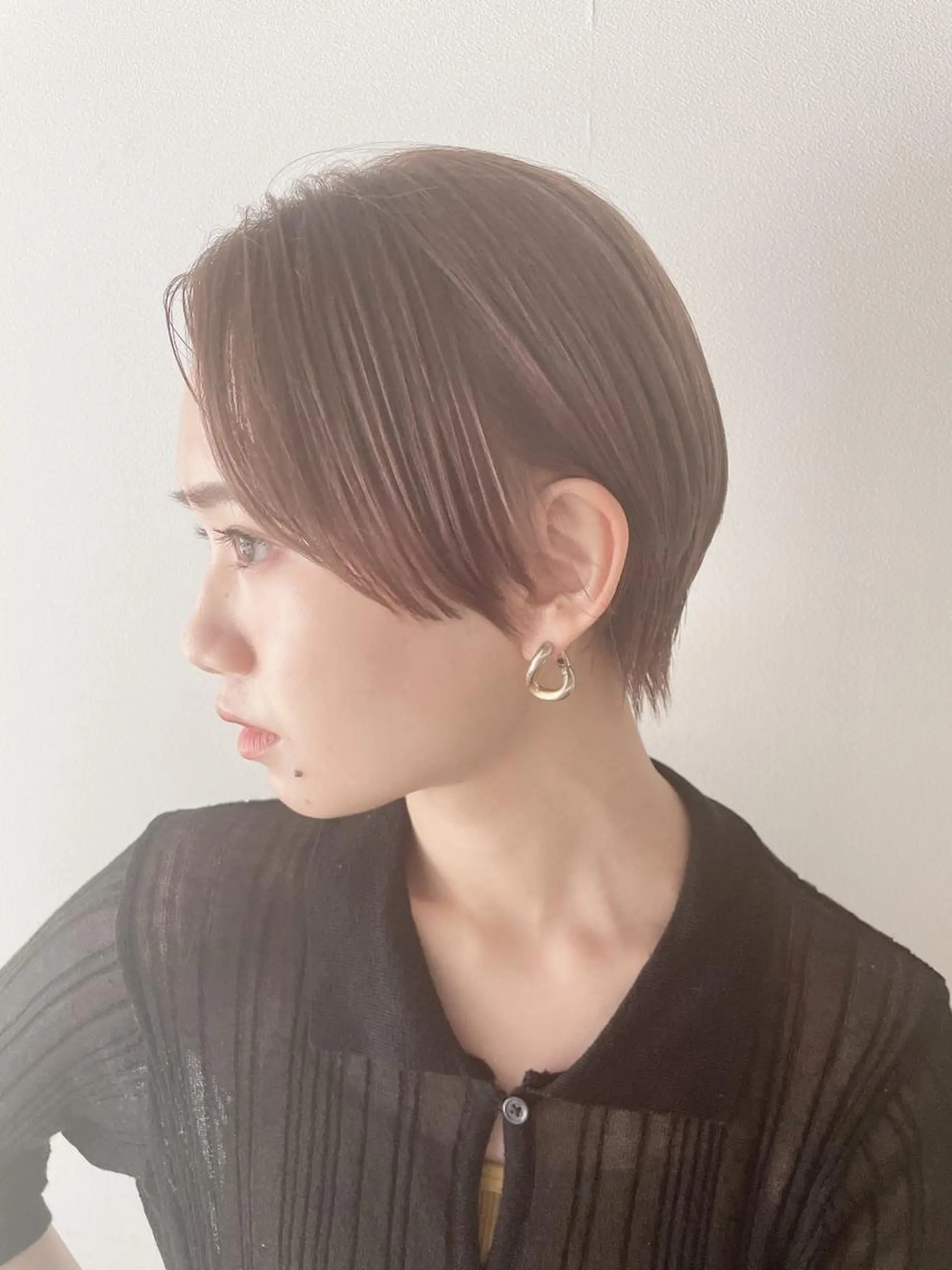 ショート カラー カット ヘアカラー なりたいが叶う ながしまじゅんきのヘアスタイル