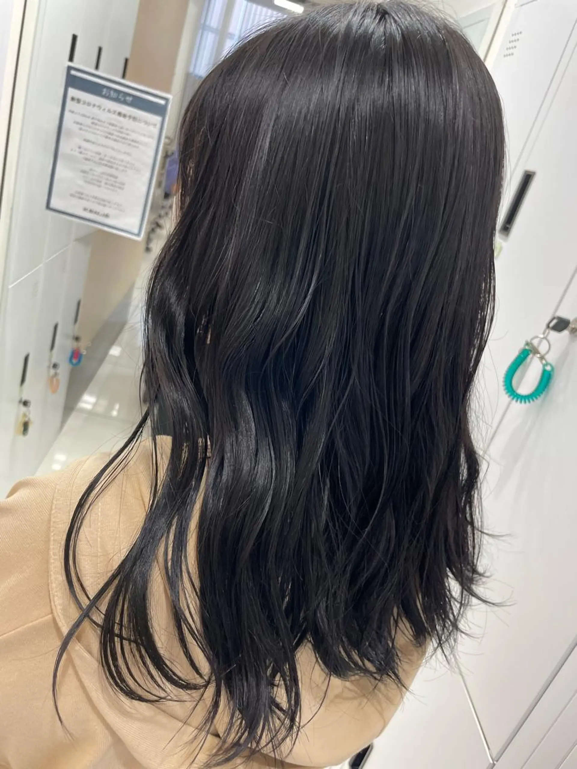 セミロング カラー クロスパーマ/うる艶 カラー/Kurumiのヘアスタイル