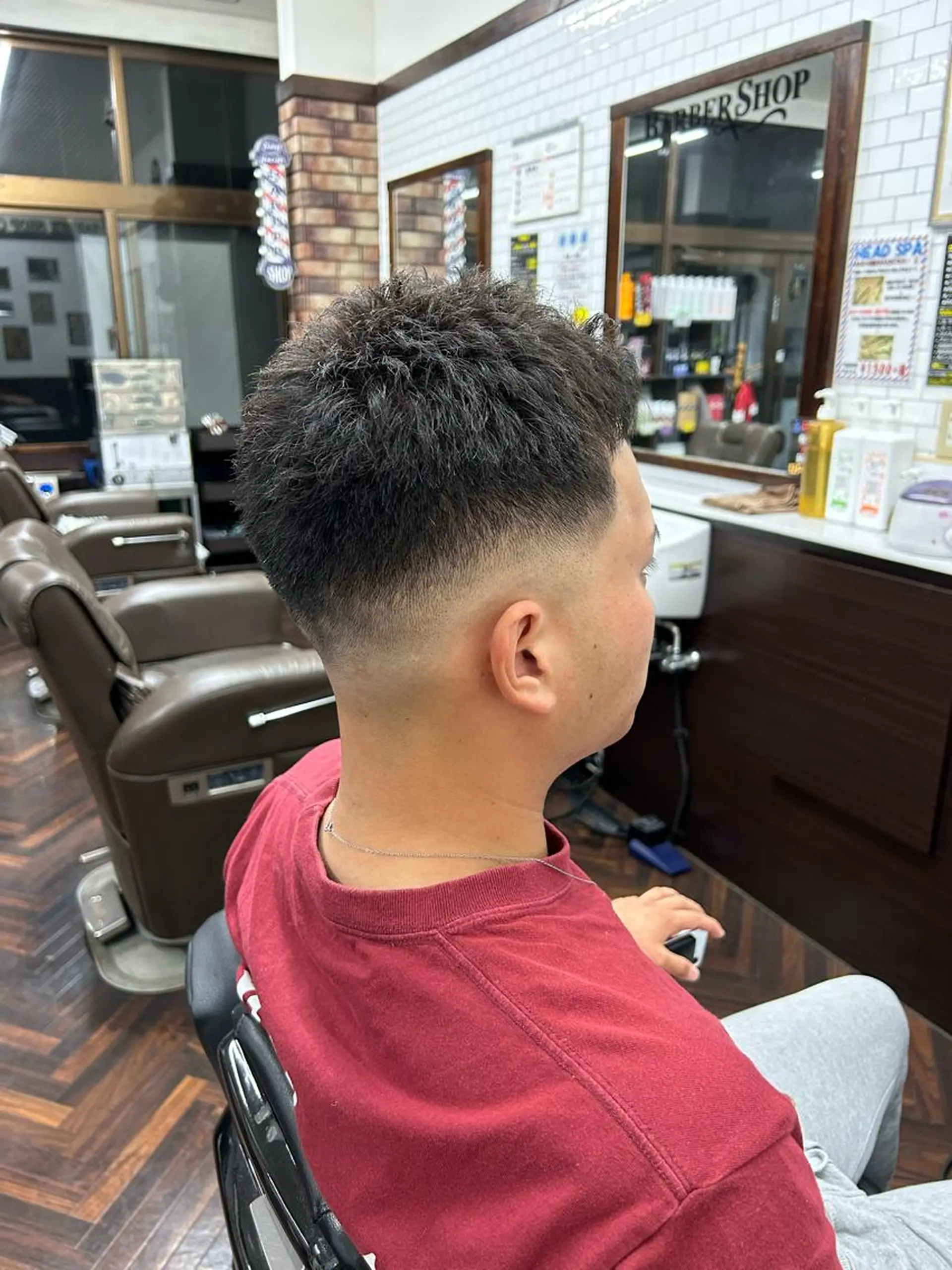 ショート メンズ フェードカット スキンフェード B.B.Cams西原店所属・無料モデル募集中‼️ 安座間💈のヘアスタイル