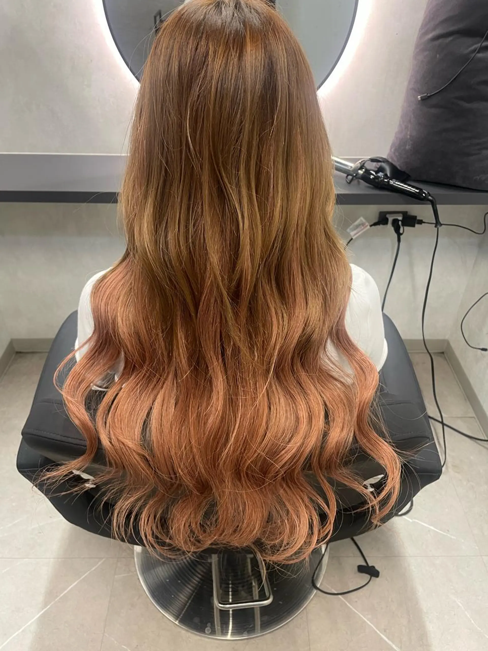 ロング ヘアカラー トリートメント XYZ所属・縮毛矯正/髪質改善 韓国風/MIKIYAのヘアスタイル