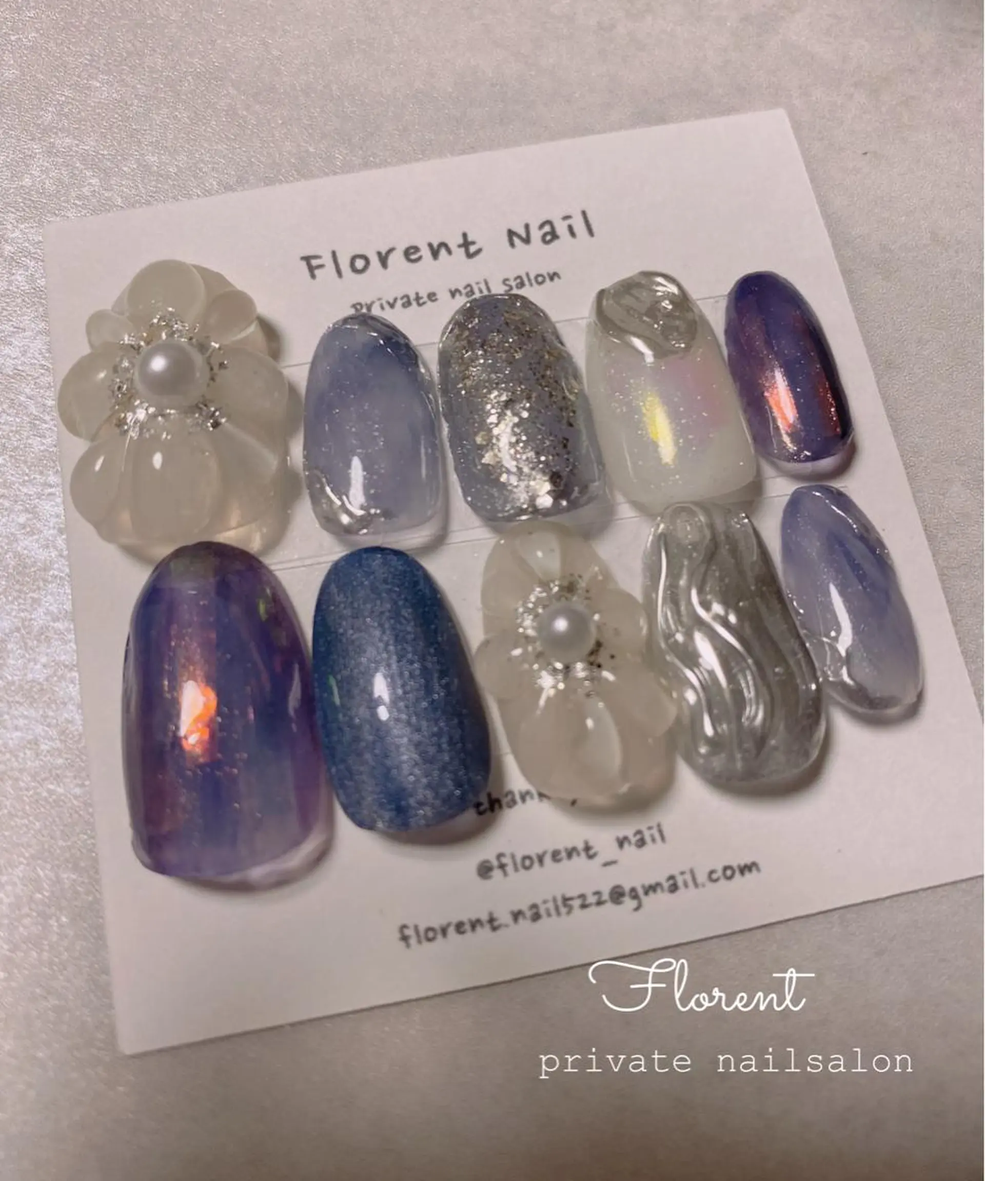 ネイル florent nailのネイルデザイン