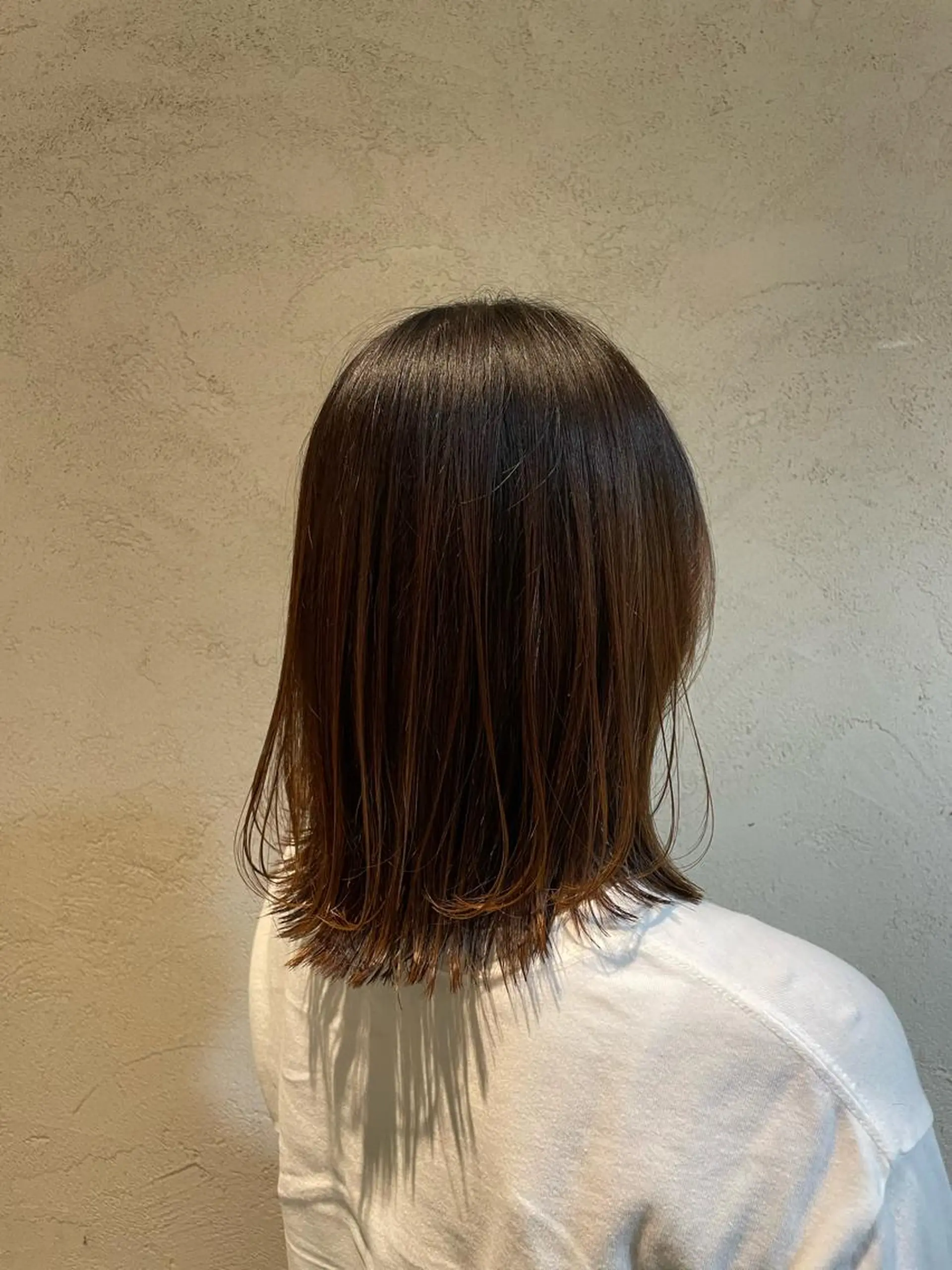 ミディアム ueki ayaneのヘアスタイル