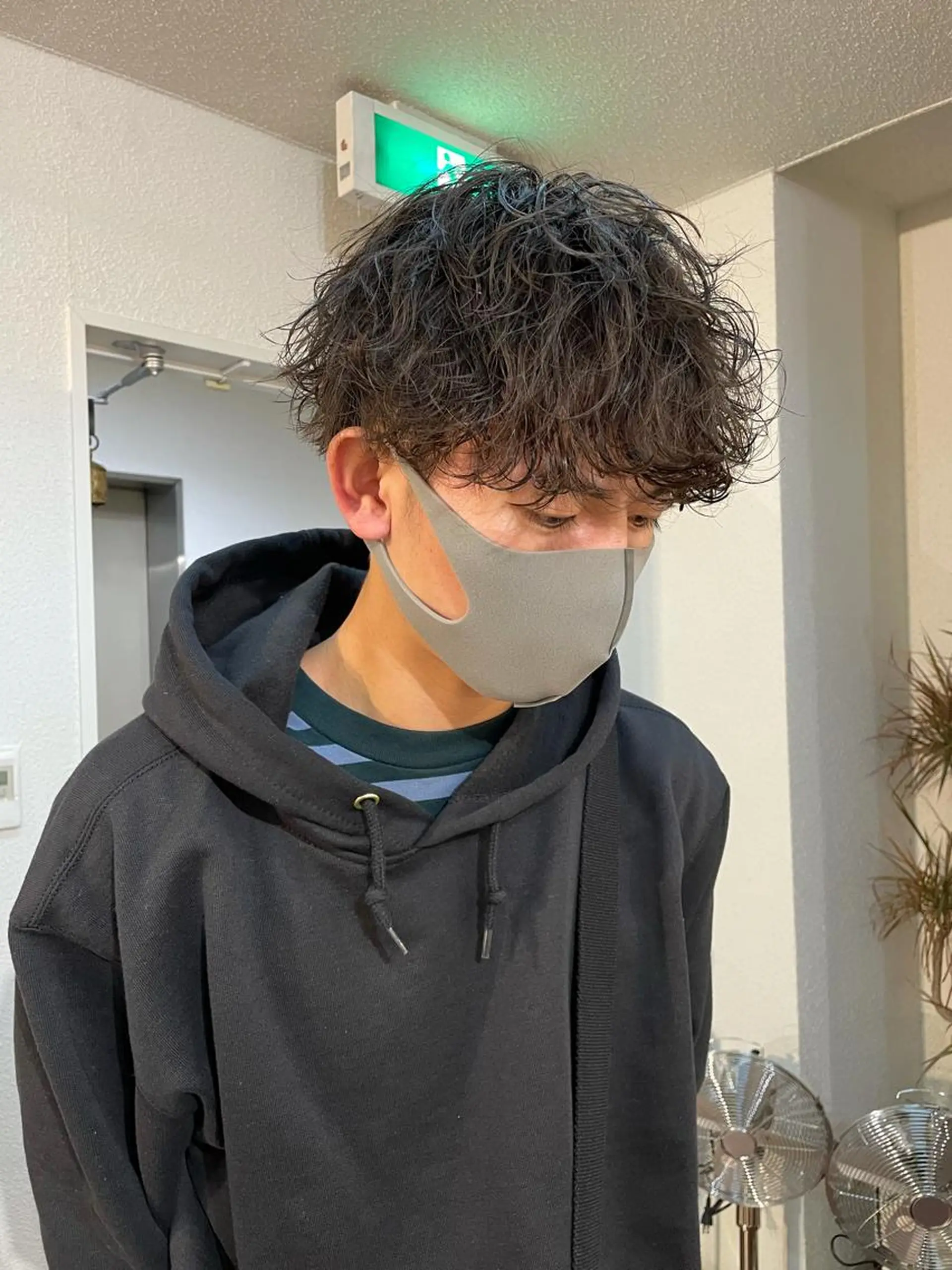 パーマ メンズ メンズパーマ 波巻きパーマ メンズ特化/ 山口大輝のヘアスタイル