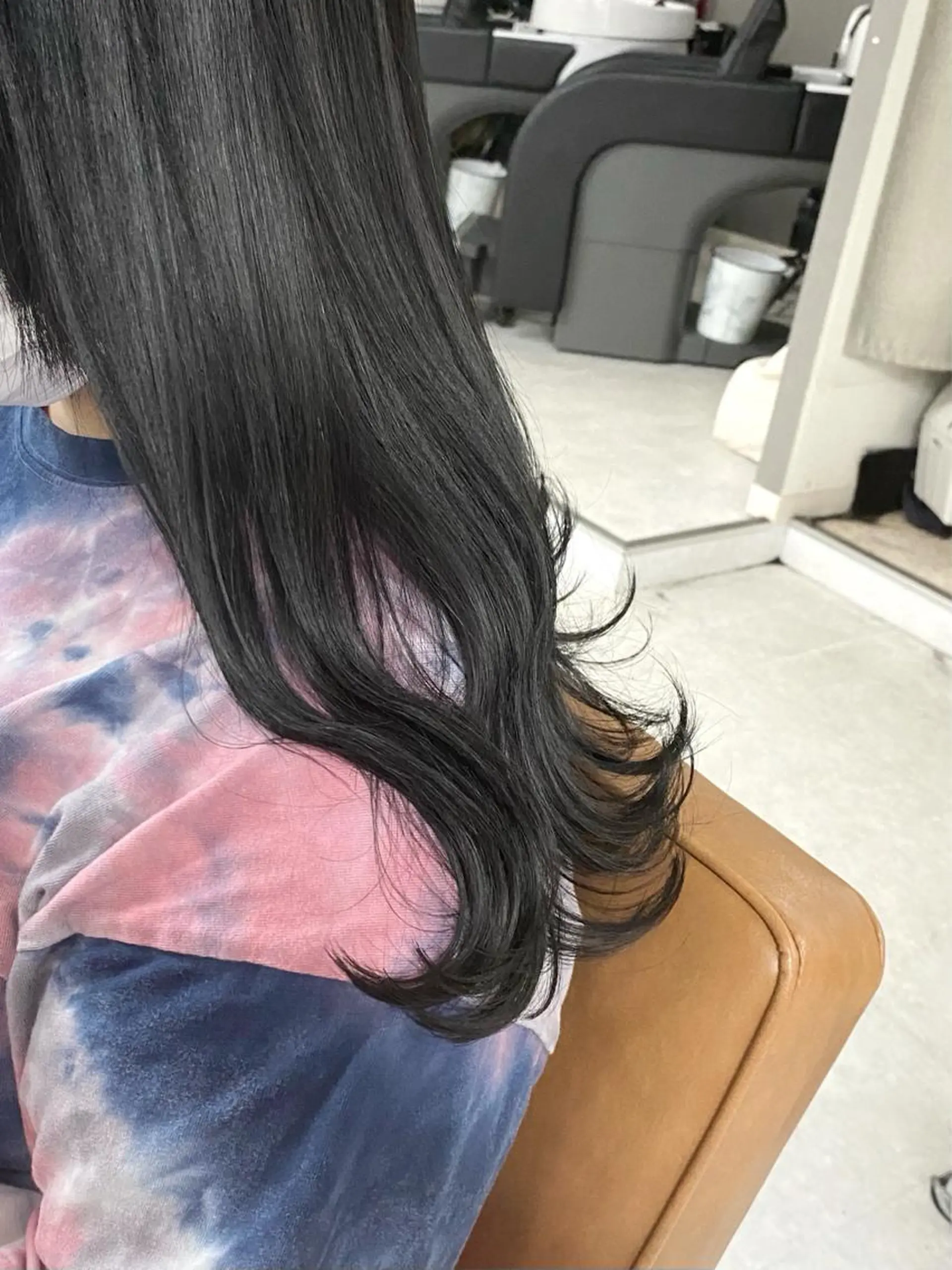 セミロング カラー ヘアアレンジ ヘアカラー トリートメント ヘアセット 🌷FUKA🌷 まろやかハイトーンのヘアスタイル