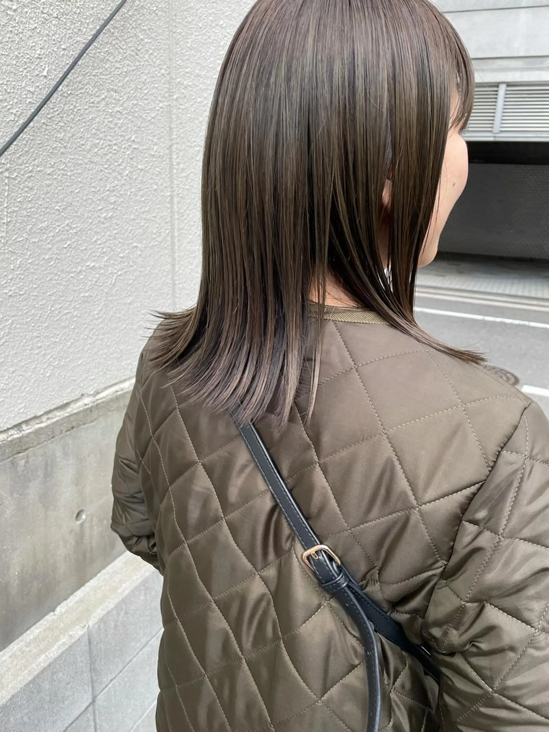 セミロング カット ヘアカラー トリートメント さの あやねのヘアスタイル