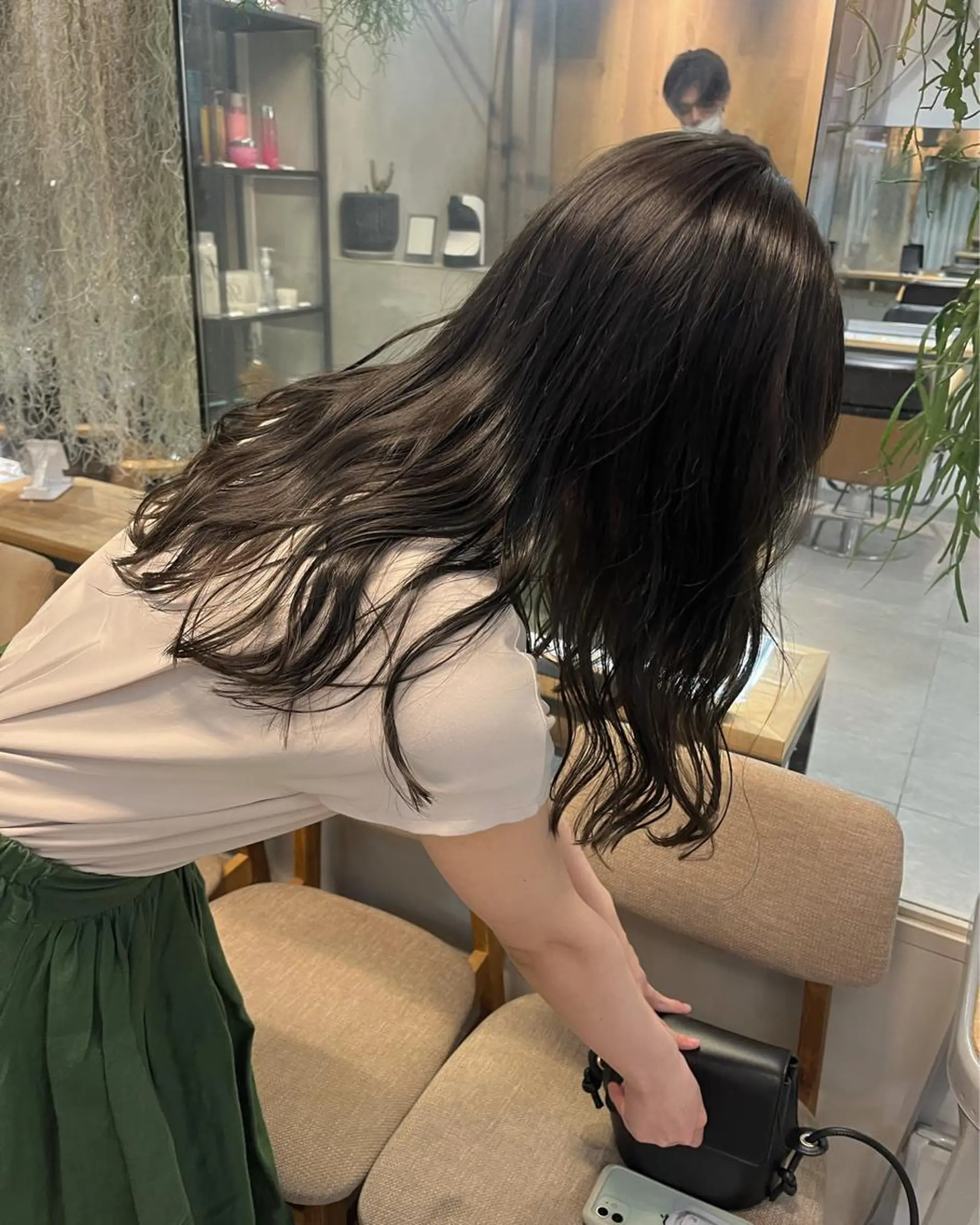 ロング カラー パーマ ヘアアレンジ メンズ ネイル マツエク・マツパ アイブロウ グレージュ 眉カラー お洒落パーマ/ボブ ❄️Tomoka❄️のヘアスタイル