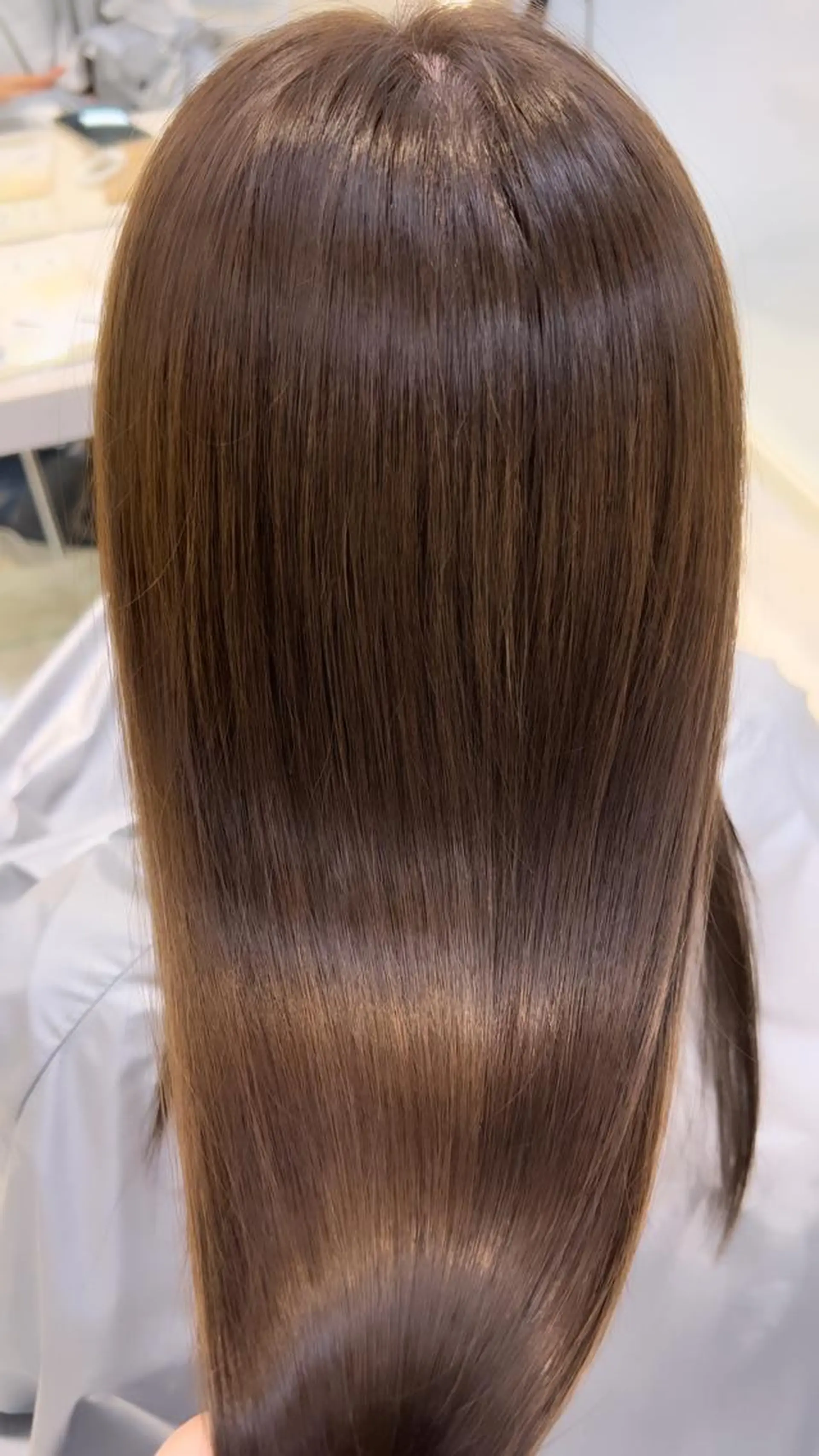 ロング カット ヘアカラー トリートメント レイヤーカット/ 顔まわり/アオイのヘアスタイル