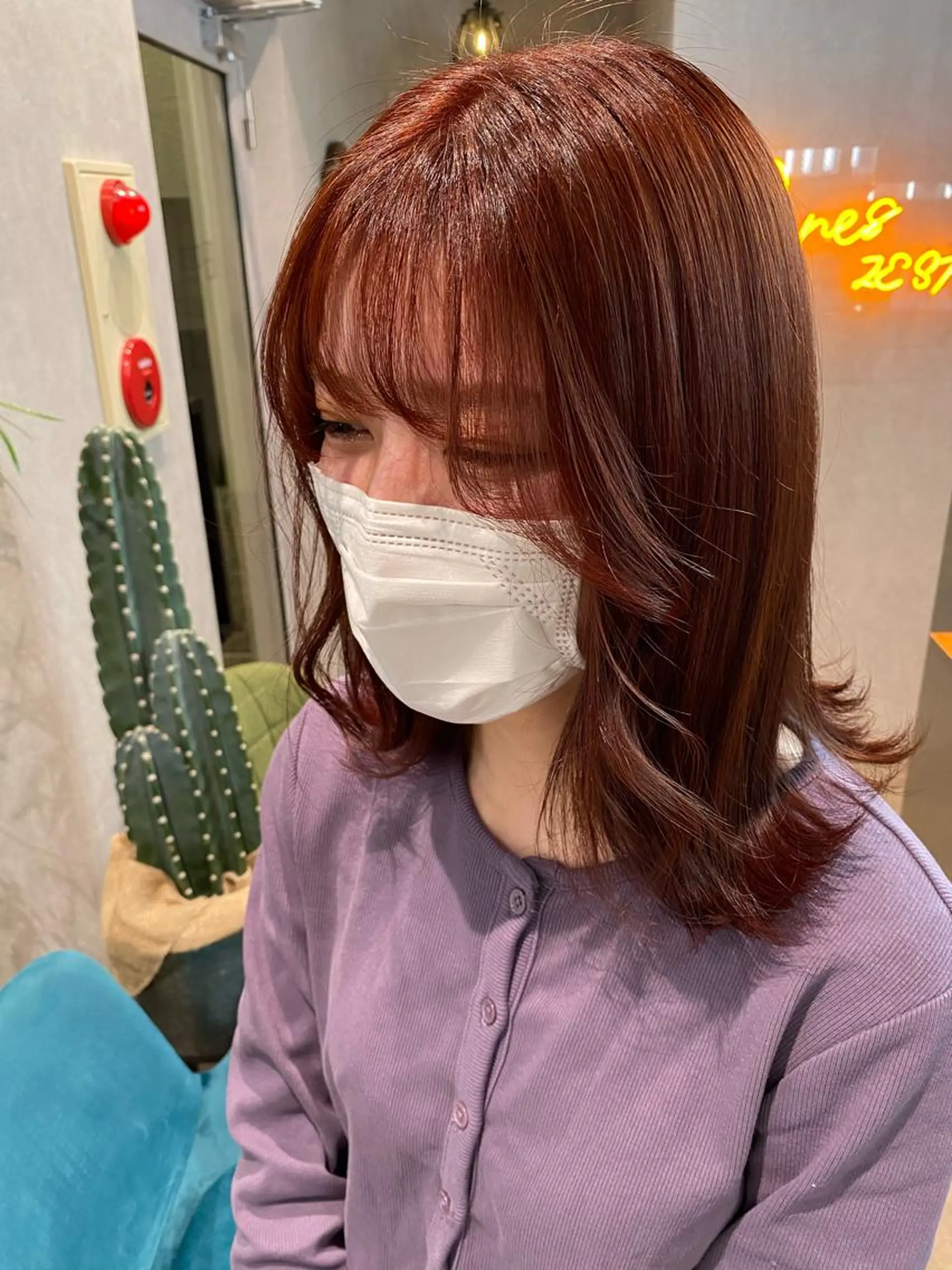 ミディアム カラー ヘアアレンジ XENA表参道 MIKUのヘアスタイル