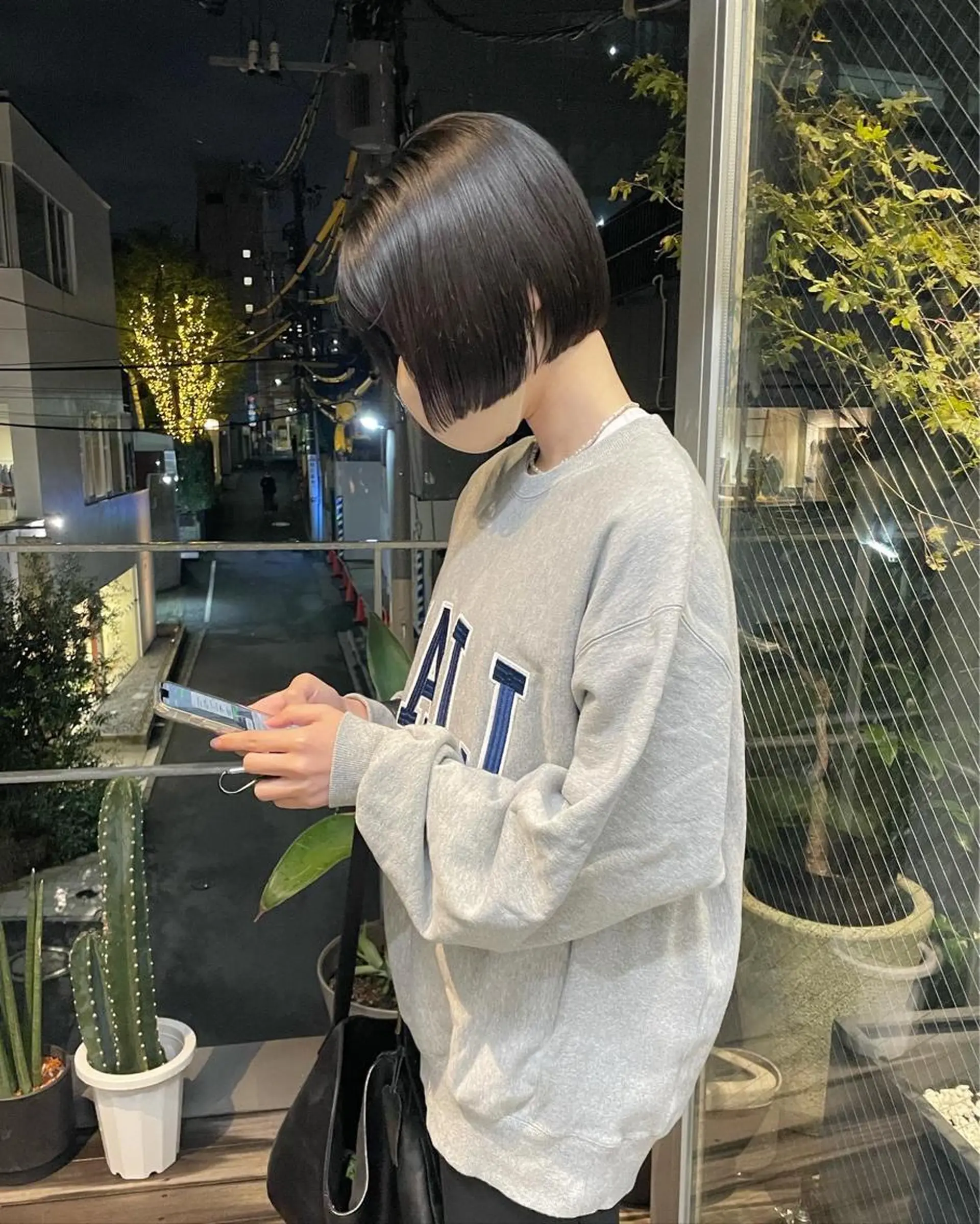 ミディアム カラー 佐伯 和佳のヘアスタイル