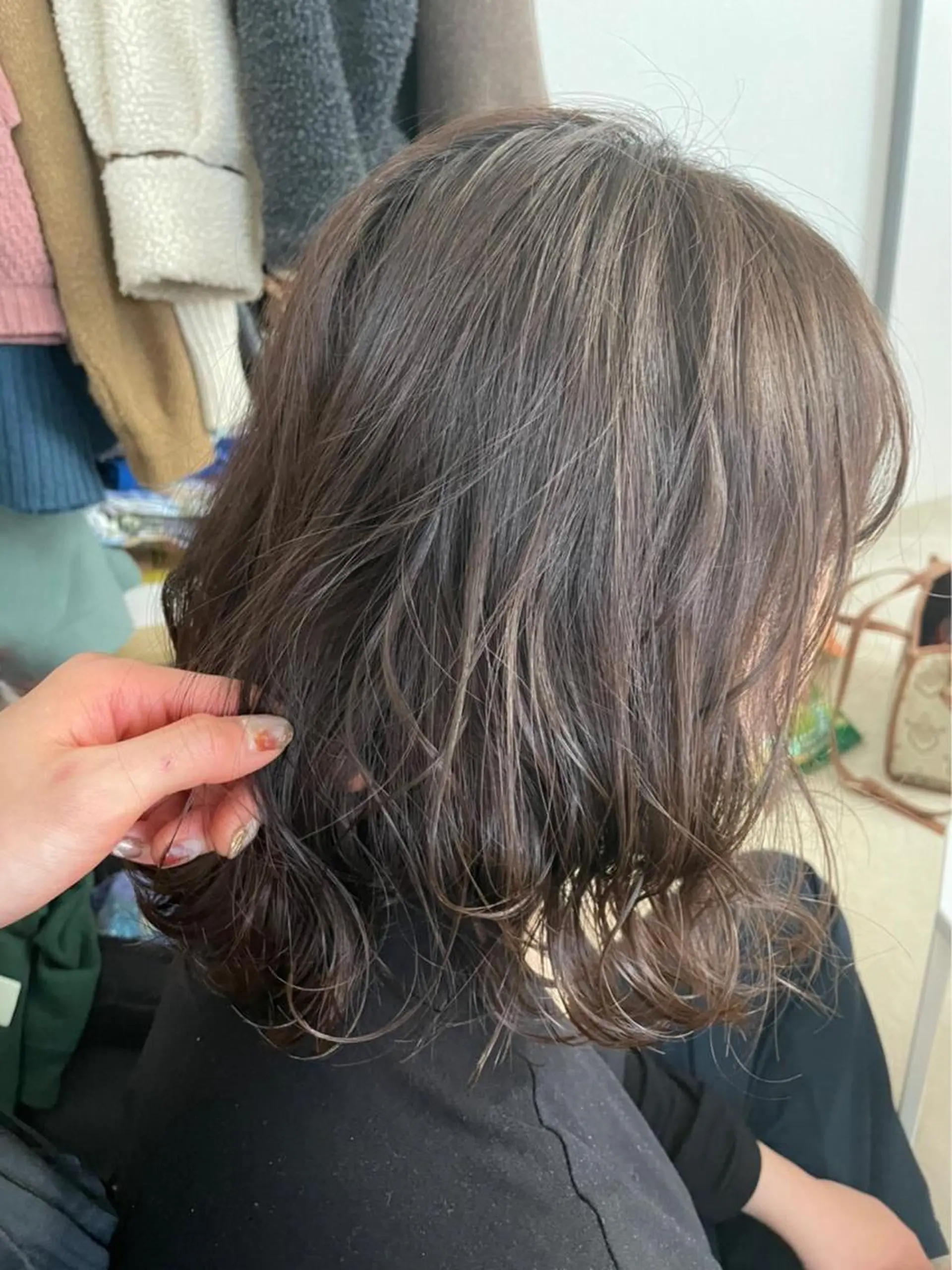 ヘアアレンジ ナチュラル暖色カラー 🤎 佐藤栞のヘアスタイル