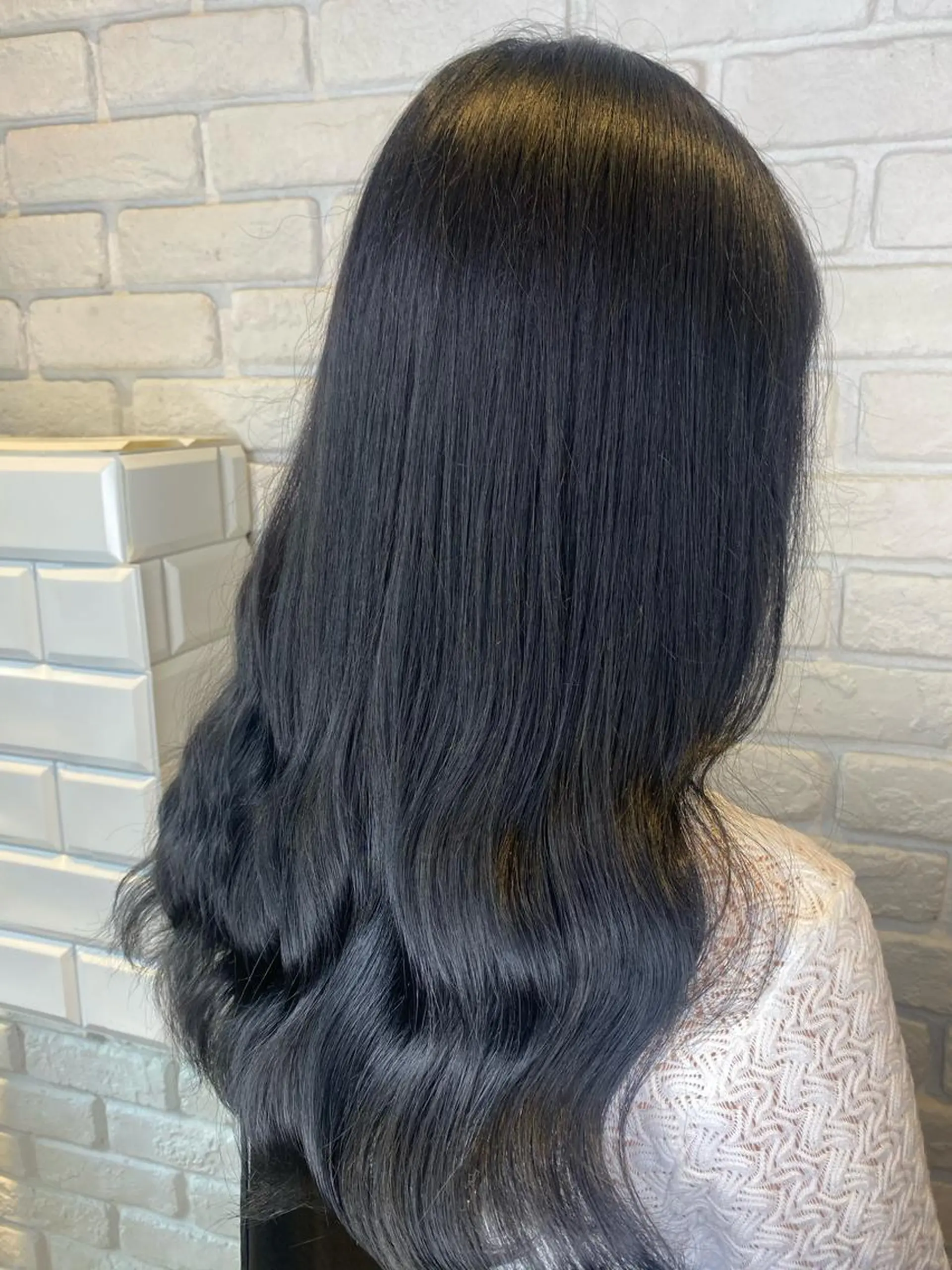 ロング 髪質改善 韓国風ヘア ヘアカラー トリートメント 🎀しゅな/韓国 レイヤー/透明感♡のヘアスタイル