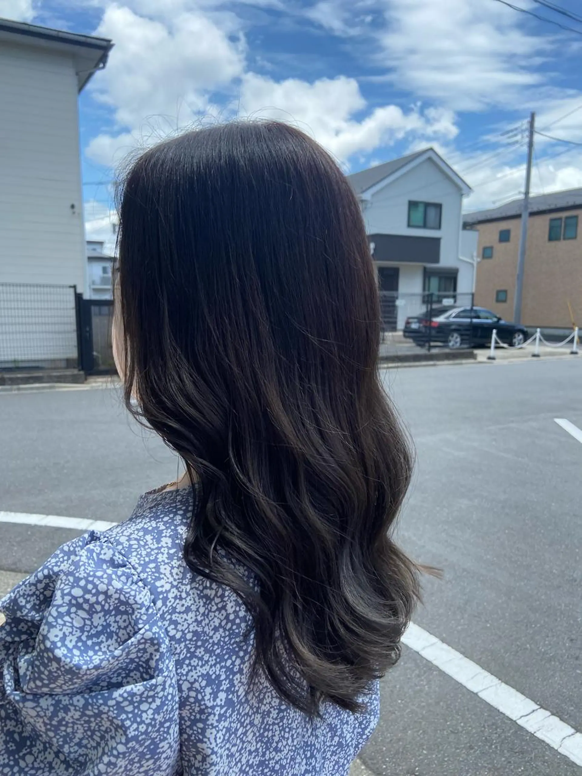 セミロング カラー 🪼高評価🪼 💎柴崎の藤咲💎のヘアスタイル