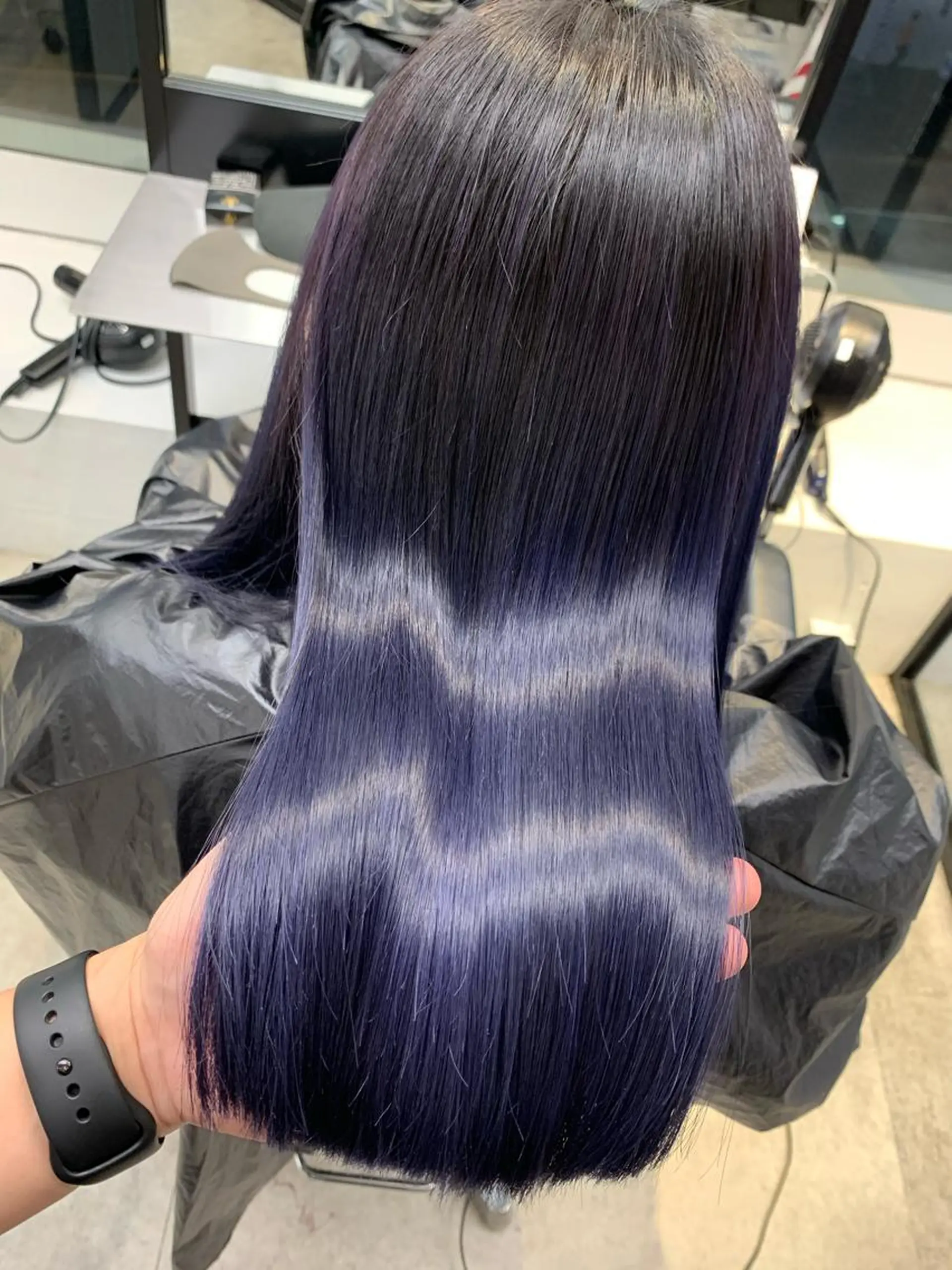 セミロング ヘアカラー トリートメント 及川シゲル 髪質改善講師のヘアスタイル