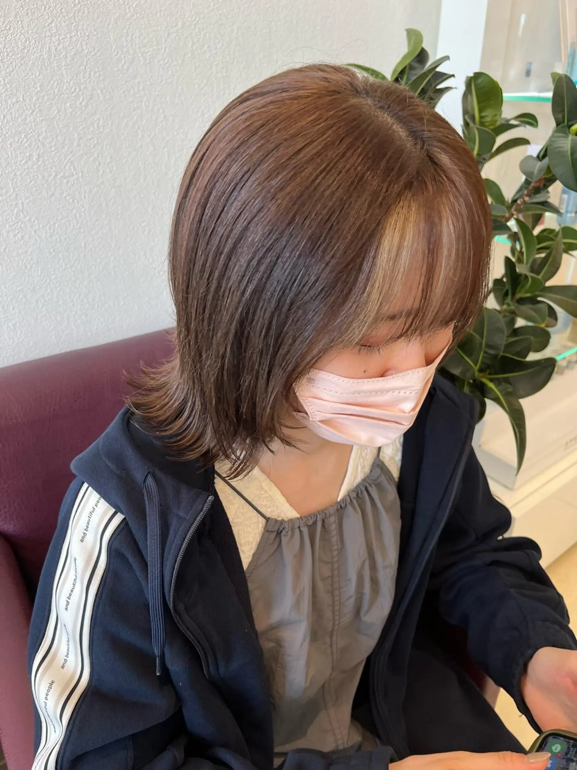 ショート カラー ヘアアレンジ ちひろ /似合わせカラーのヘアスタイル