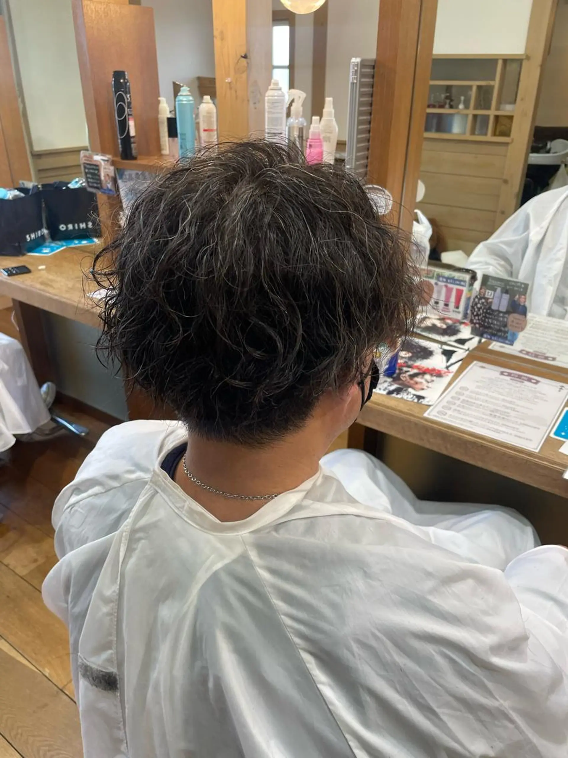 パーマ メンズ 金森 有希のヘアスタイル