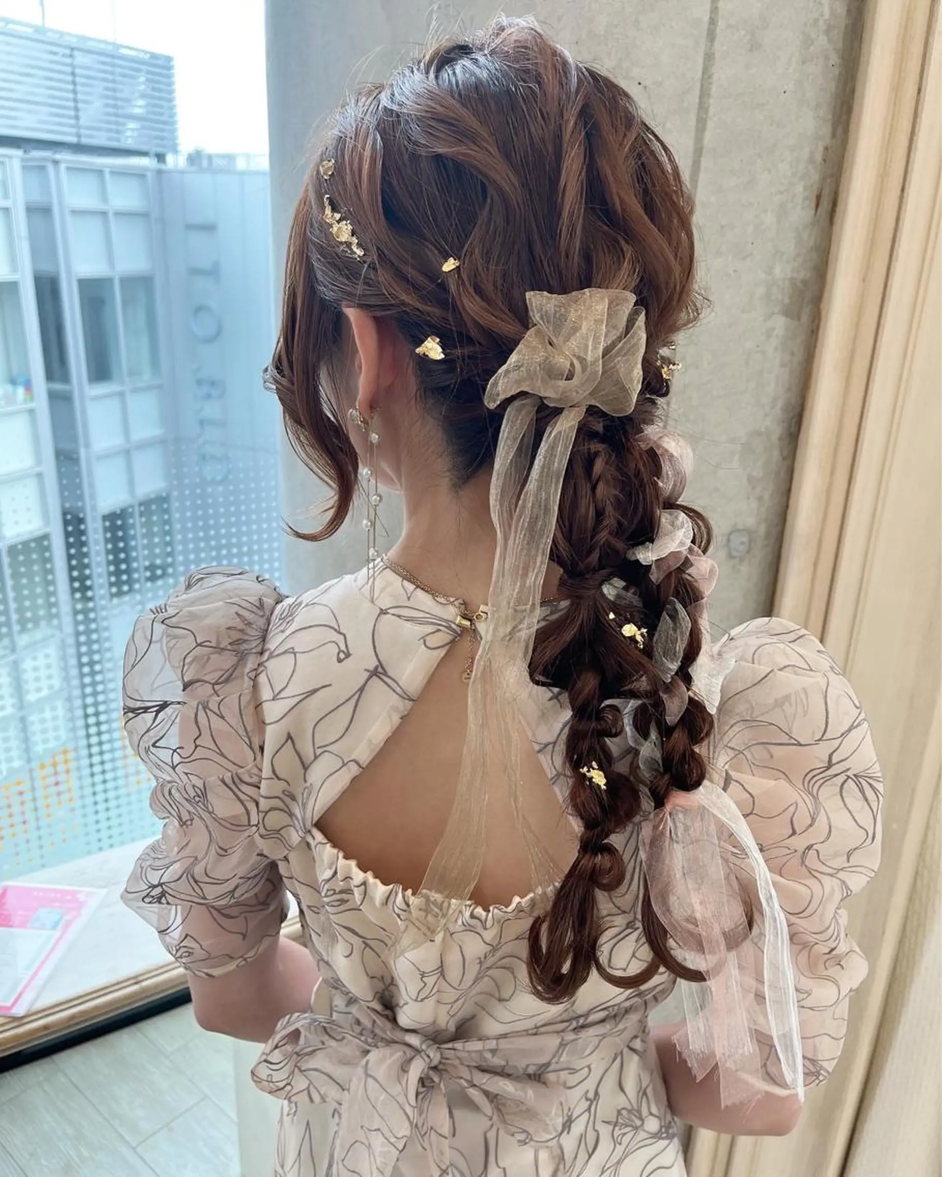 ロング ヘアアレンジ ヘアセット サソウ ユリエ🥥のヘアスタイル