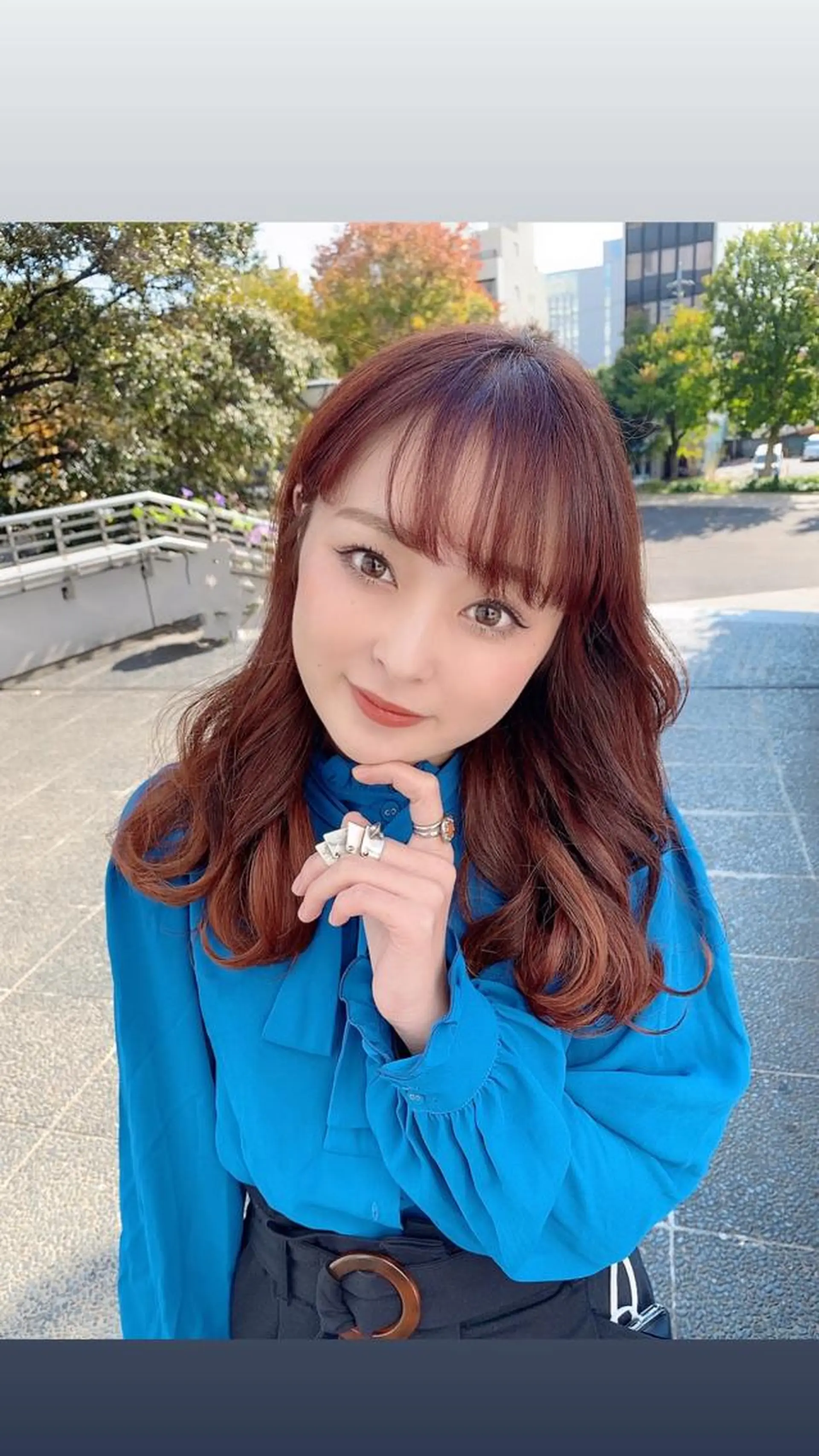 ミディアム カラー Ate by little所属・青木 梢のヘアスタイル