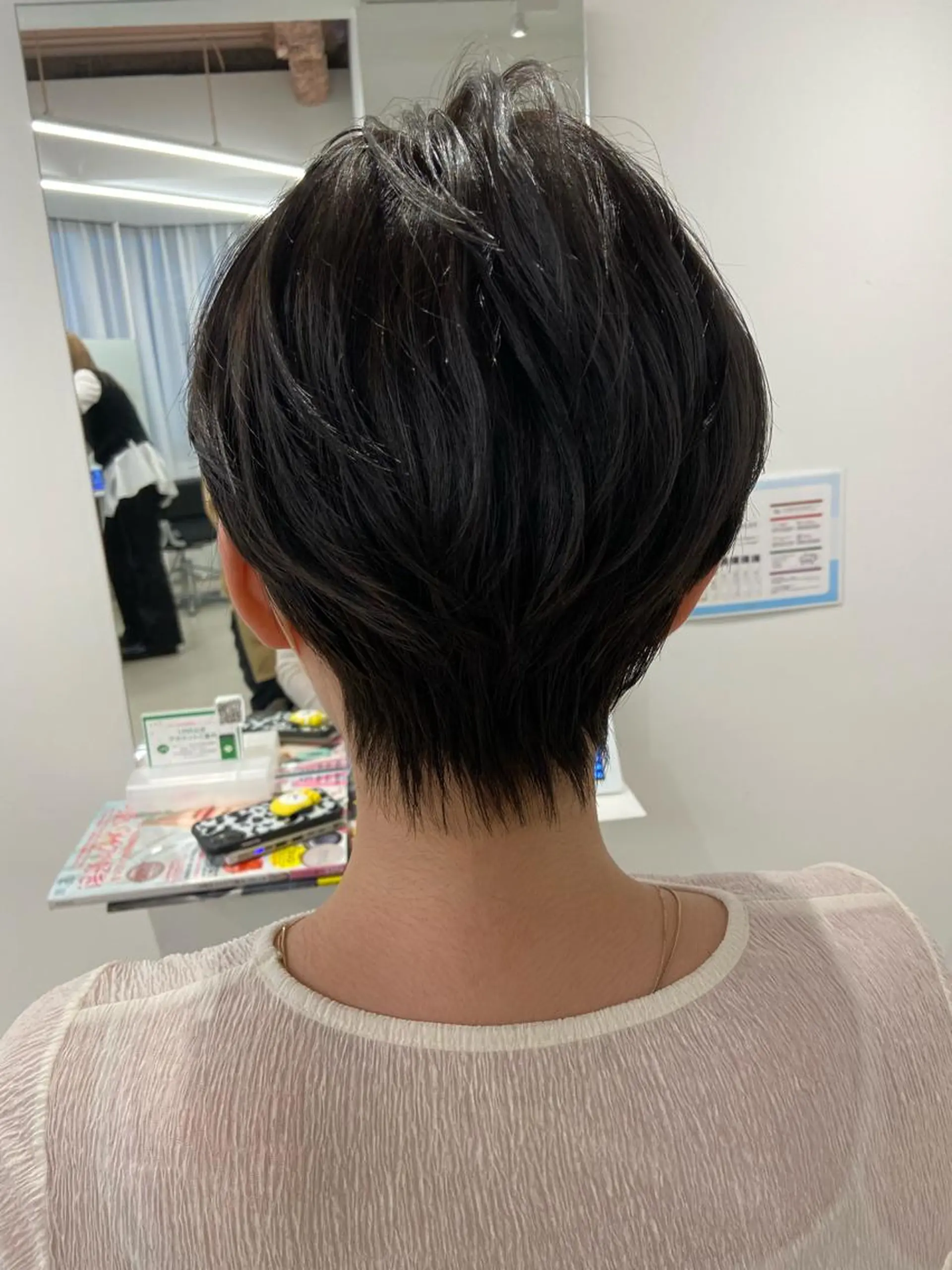 ショート 髪質改善カラー✨質感 ショート✨石山航のヘアスタイル