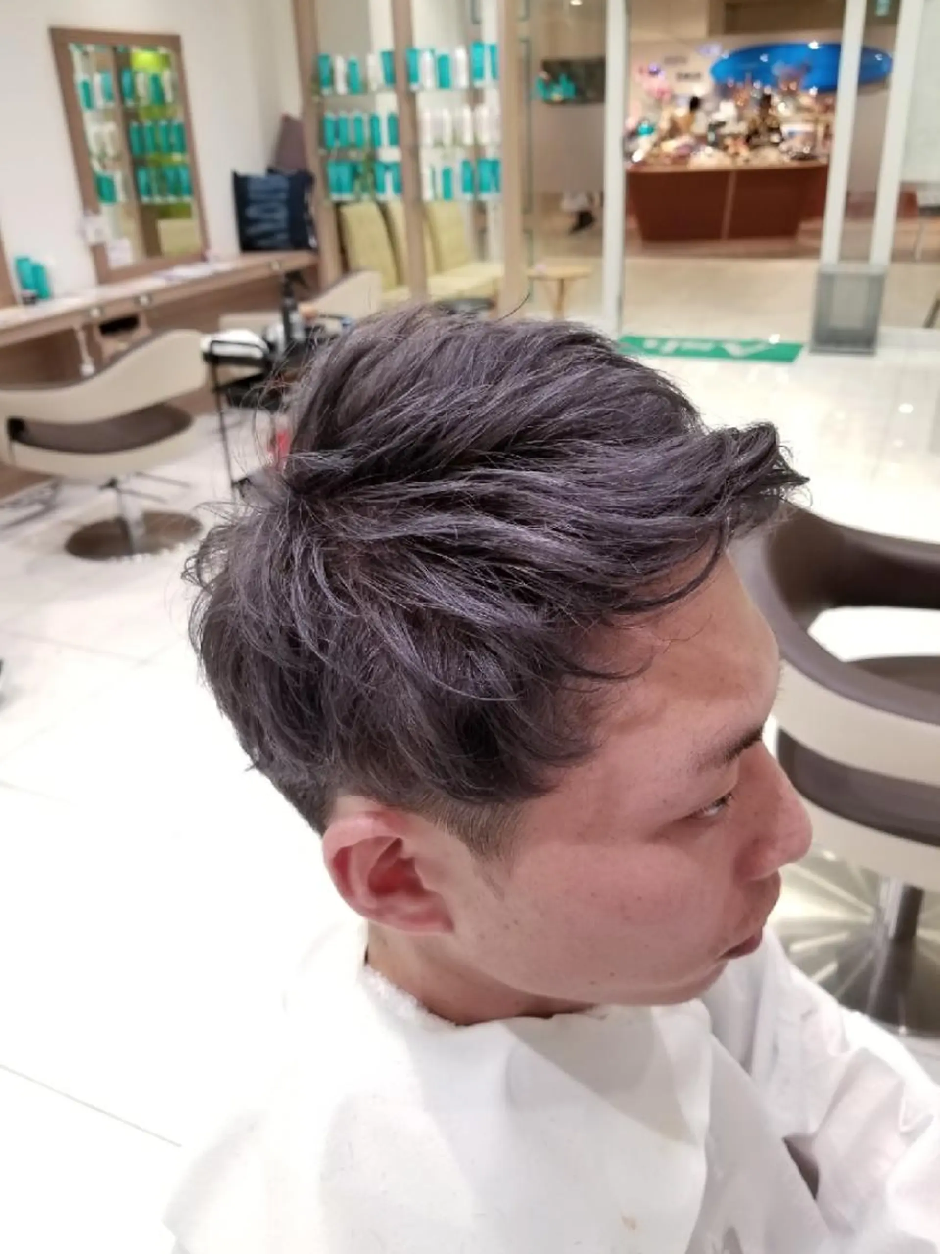 メンズ ショート メンズブリーチ アッシュ 中村 和貴 ＜Ash津田沼＞のヘアスタイル