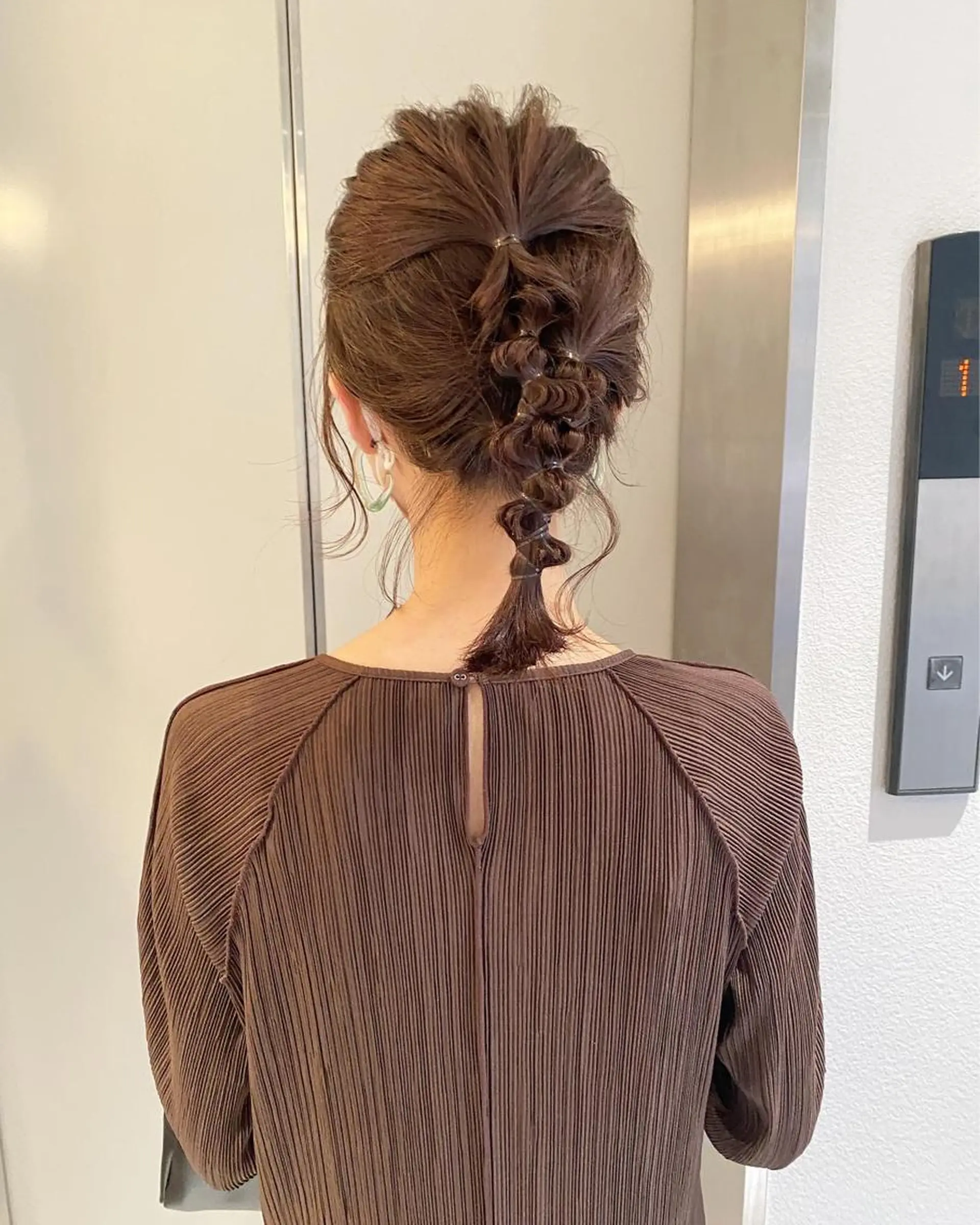 ミディアム カラー Pros所属・nana/レイヤー /酸性ストレートのヘアスタイル