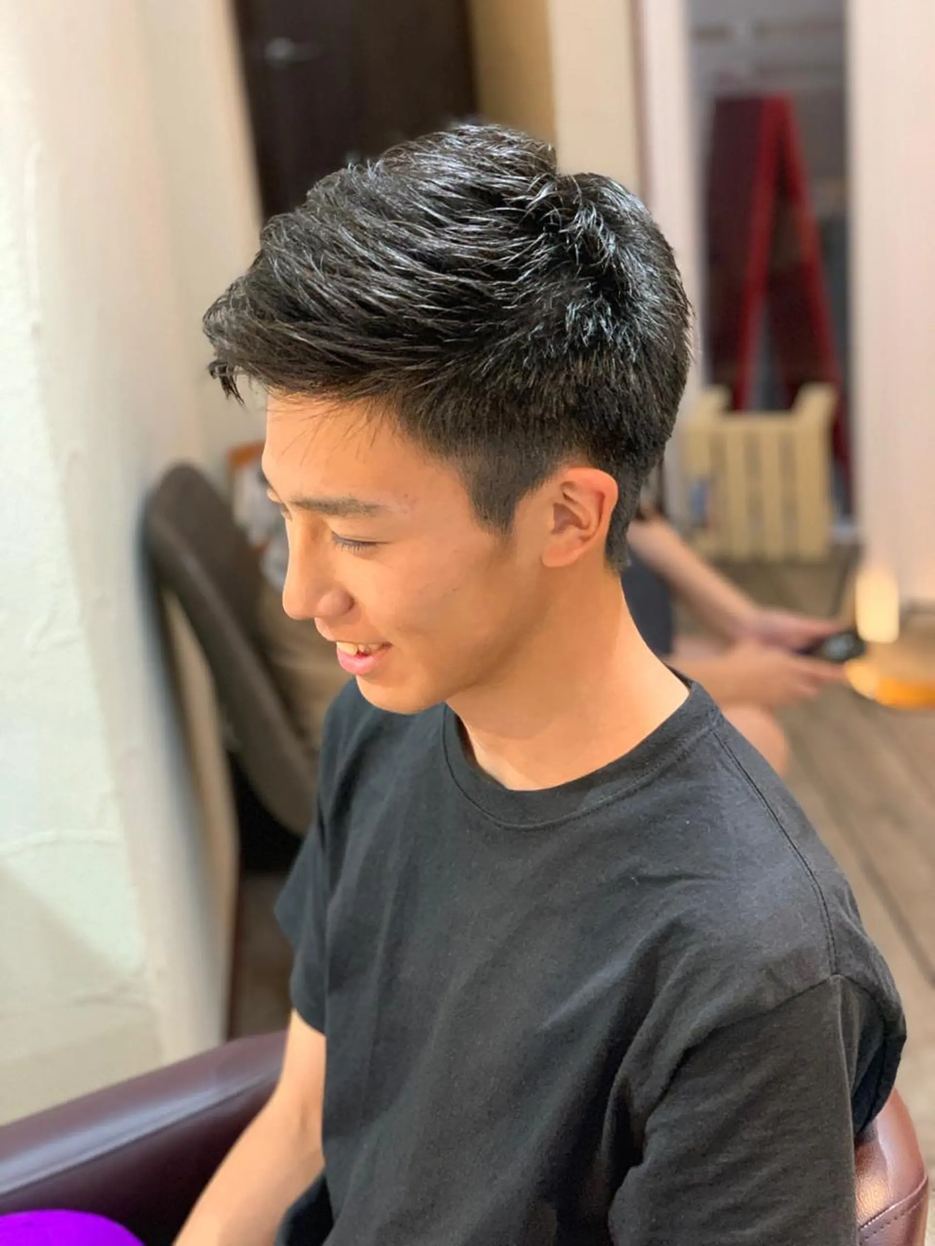 ショート メンズ 刈り上げ カット トリートメント ✂︎中山竜哉✂︎ 川崎スタイリストのヘアスタイル