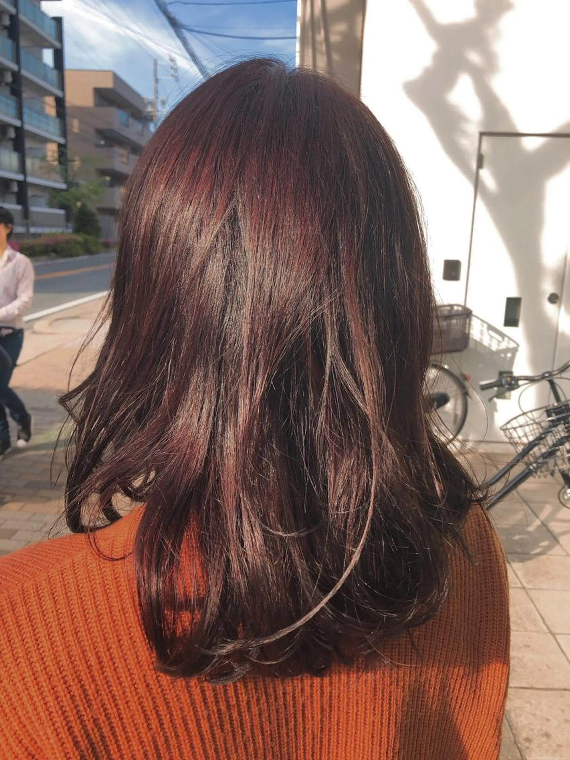 ロング 本山　くせ毛のカット 尾島光季のヘアスタイル